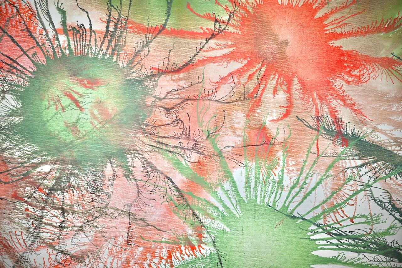 Arte contemporanea indiana di Sumit Mehndiratta - Serie Exploflora Coralli Femminili in vendita 5