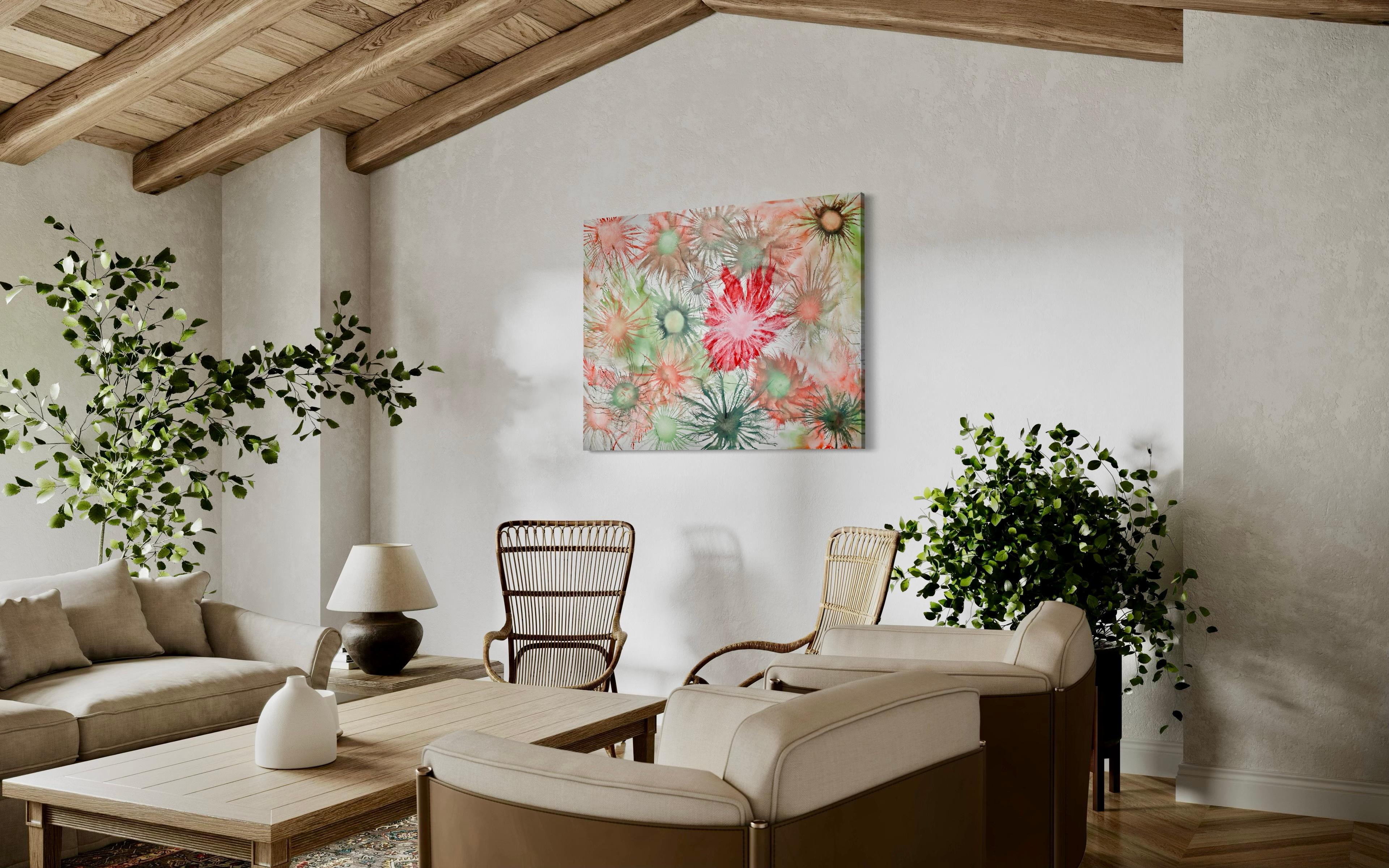 Arte contemporanea indiana di Sumit Mehndiratta - Serie Exploflora Coralli Femminili in vendita 7