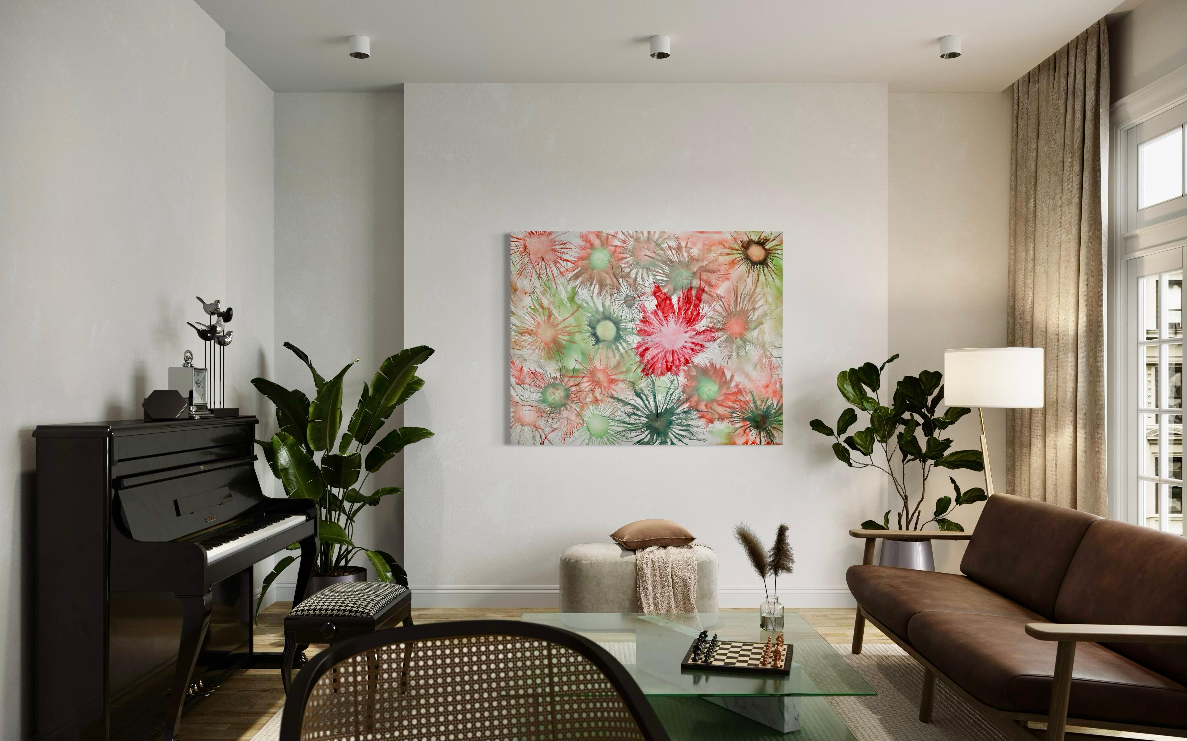 Arte contemporanea indiana di Sumit Mehndiratta - Serie Exploflora Coralli Femminili in vendita 8