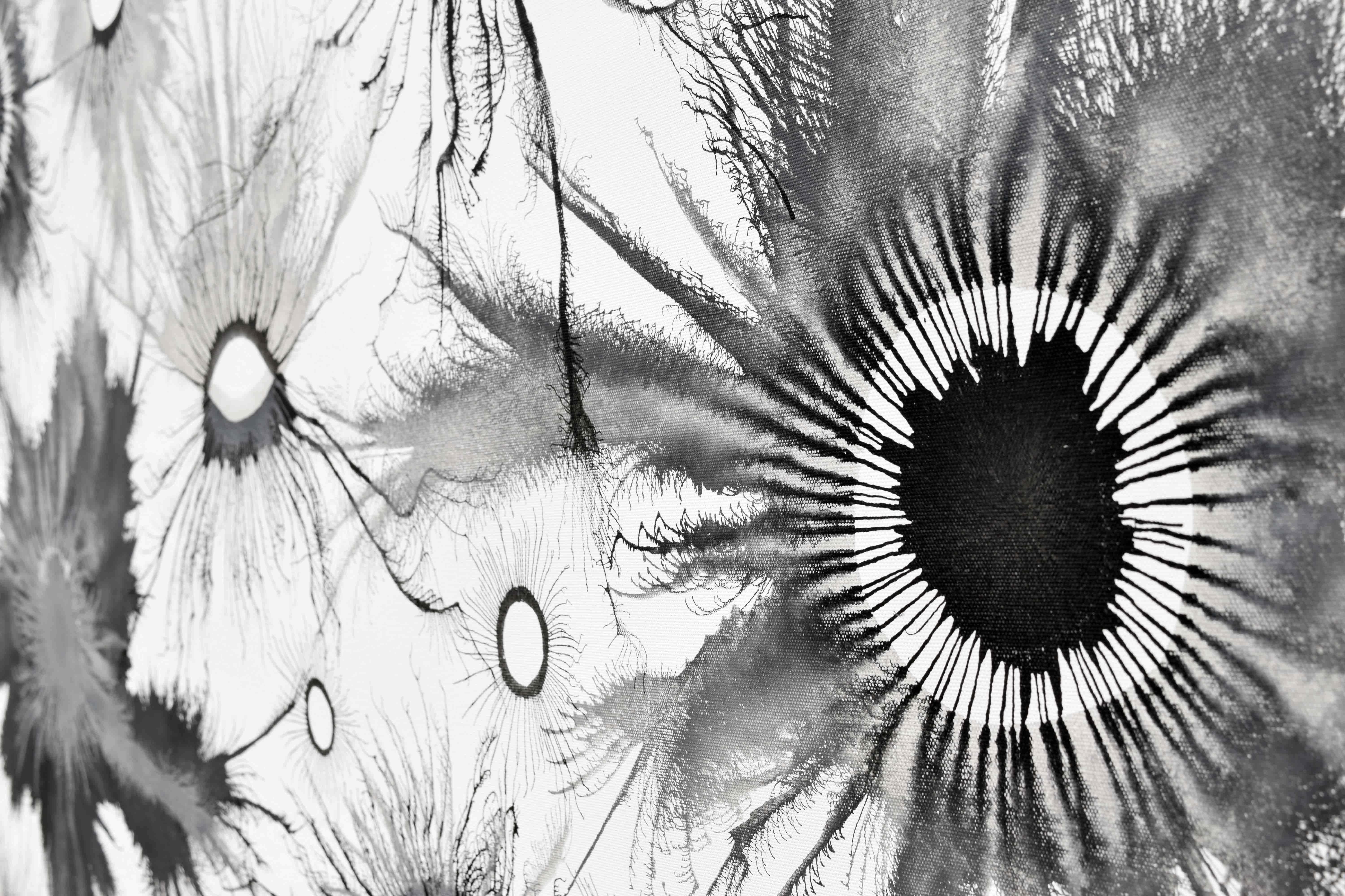Arte contemporanea indiana di Sumit Mehndiratta - Serie Exploflora n. 93 in vendita 1