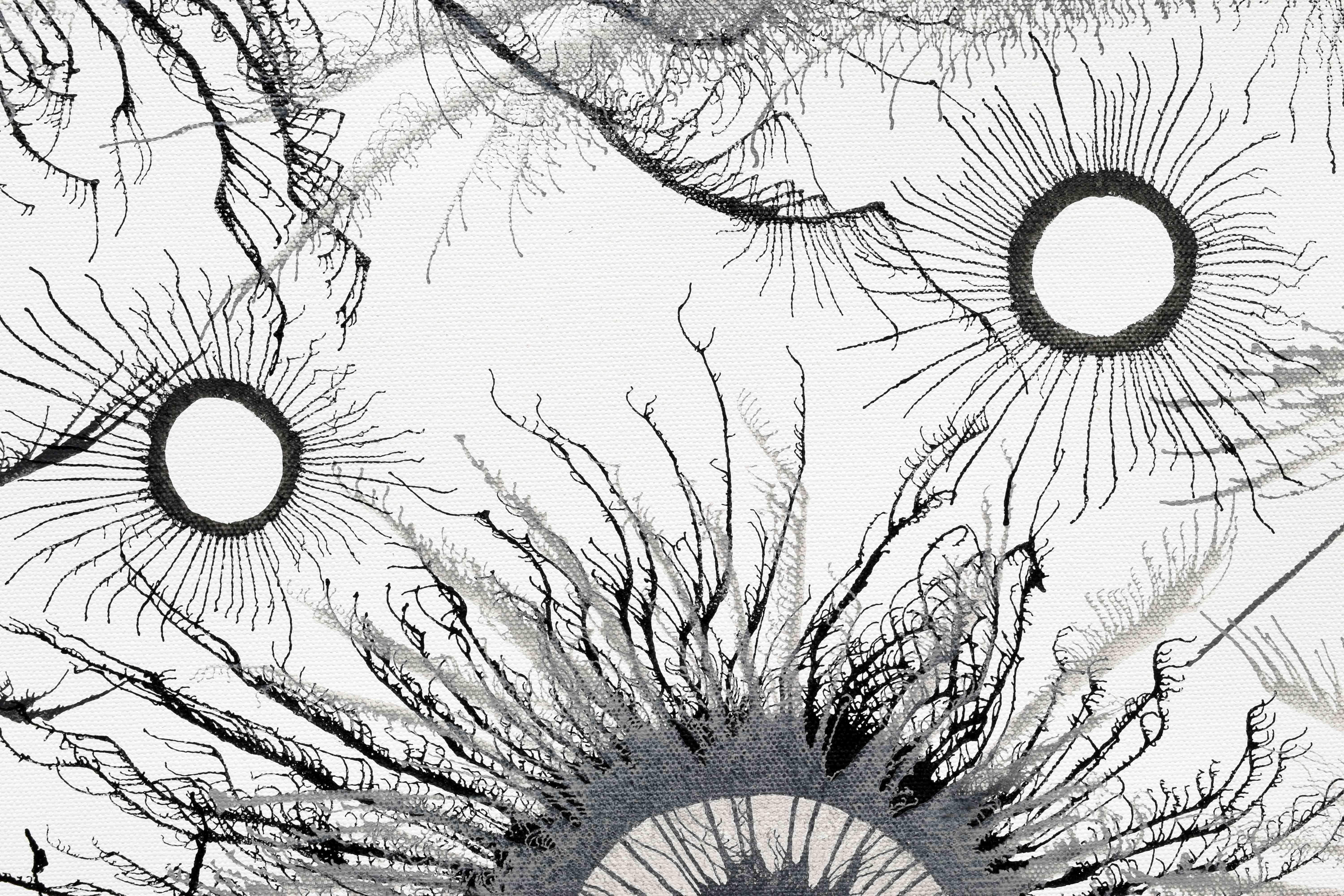Arte contemporanea indiana di Sumit Mehndiratta - Serie Exploflora n. 93 in vendita 4