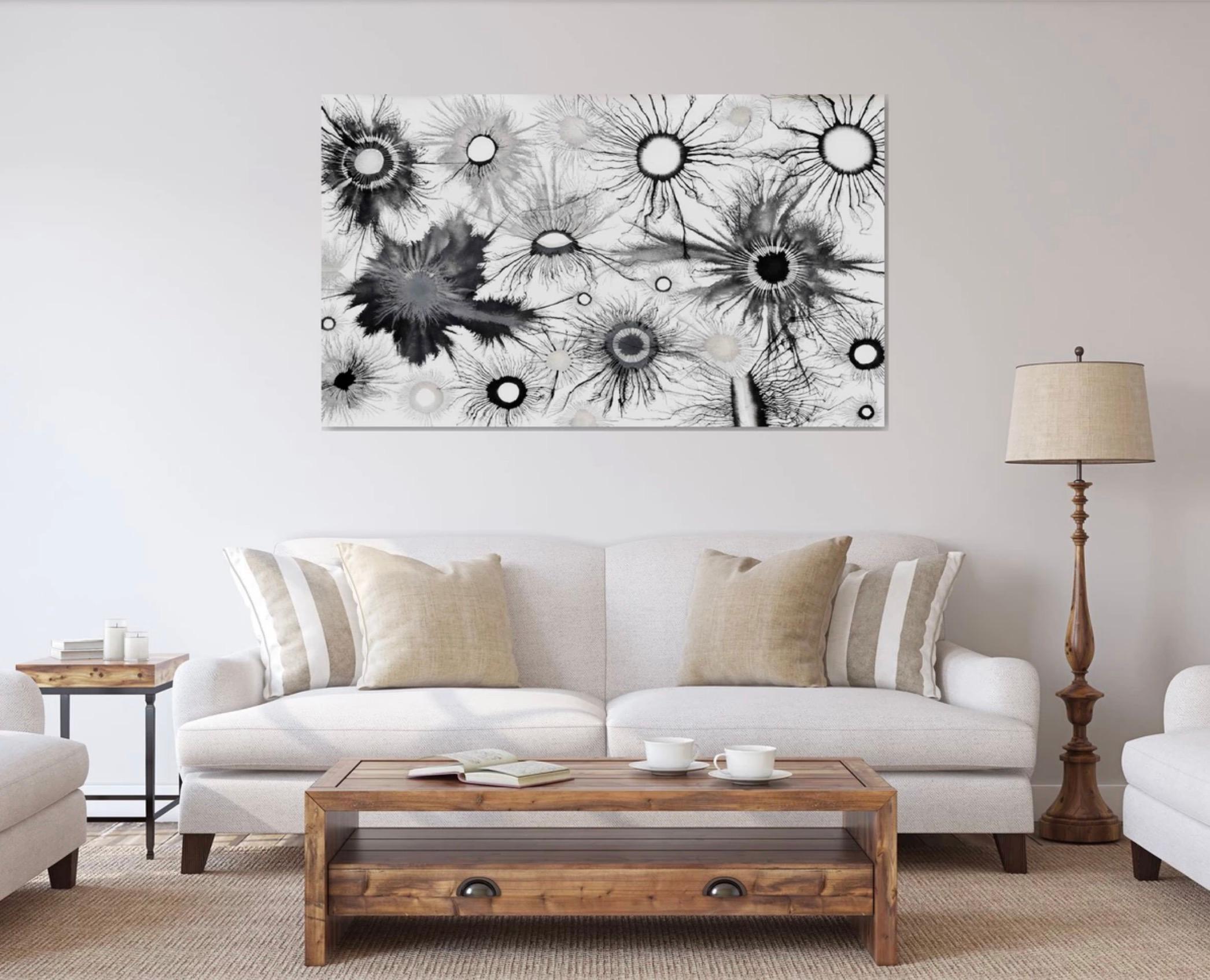 Arte contemporanea indiana di Sumit Mehndiratta - Serie Exploflora n. 93 in vendita 5
