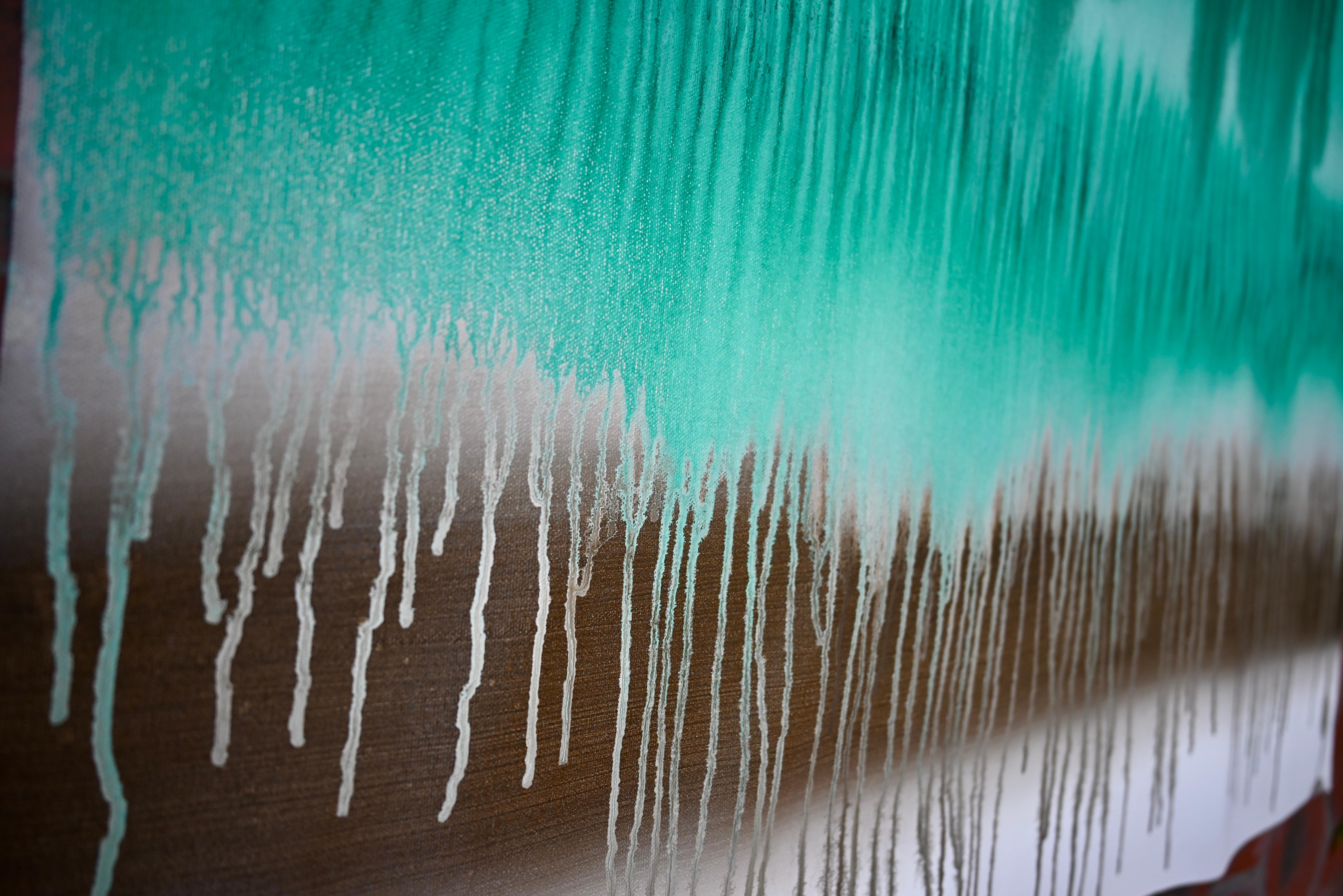 Indian Contemporary Art by Sumit Mehndiratta - Fluid Smear For Sale 1