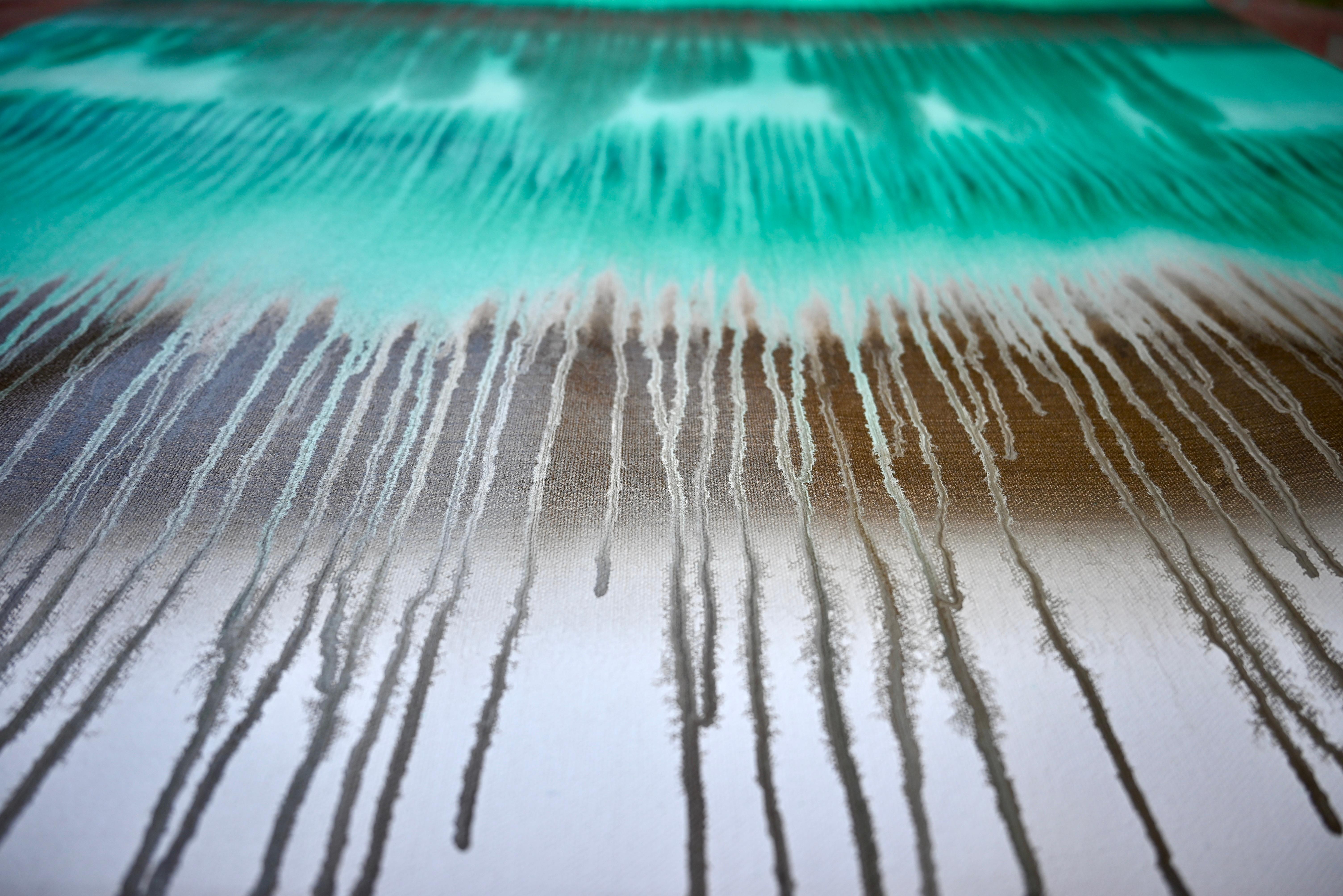 Indian Contemporary Art by Sumit Mehndiratta - Fluid Smear For Sale 3