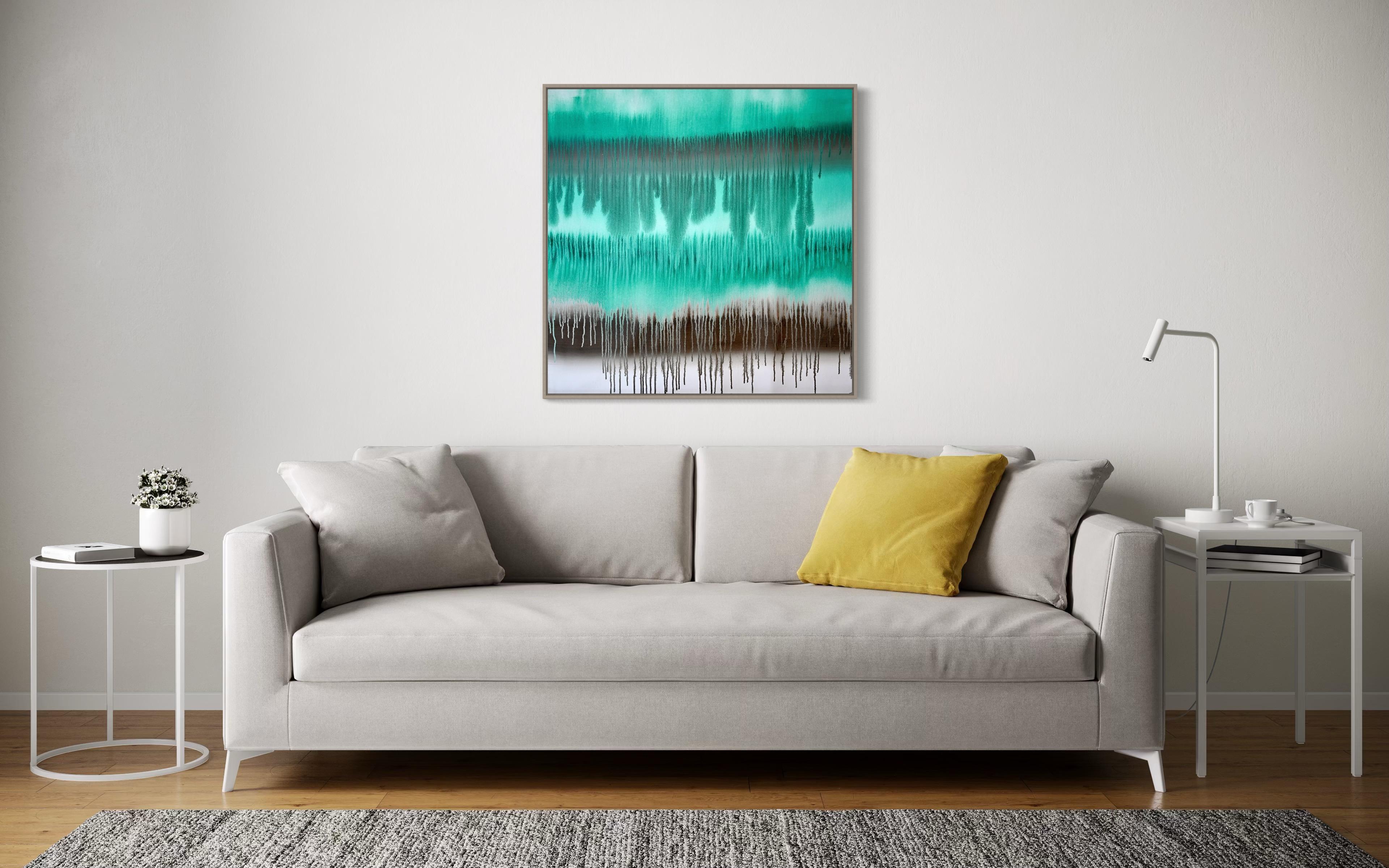 Indian Contemporary Art by Sumit Mehndiratta - Fluid Smear For Sale 4