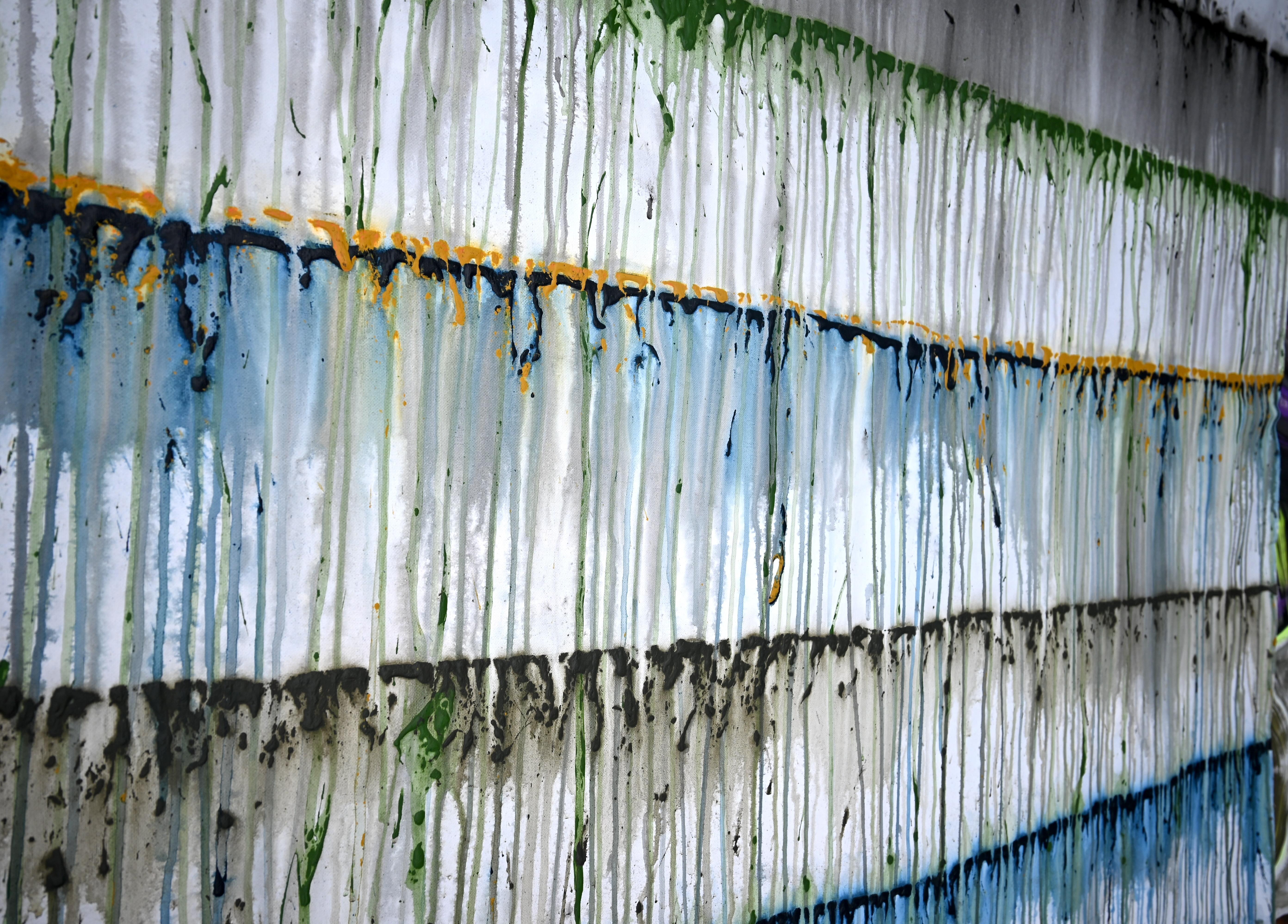 Arte contemporanea indiana di Sumit Mehndiratta - Mute Drippings in vendita 1