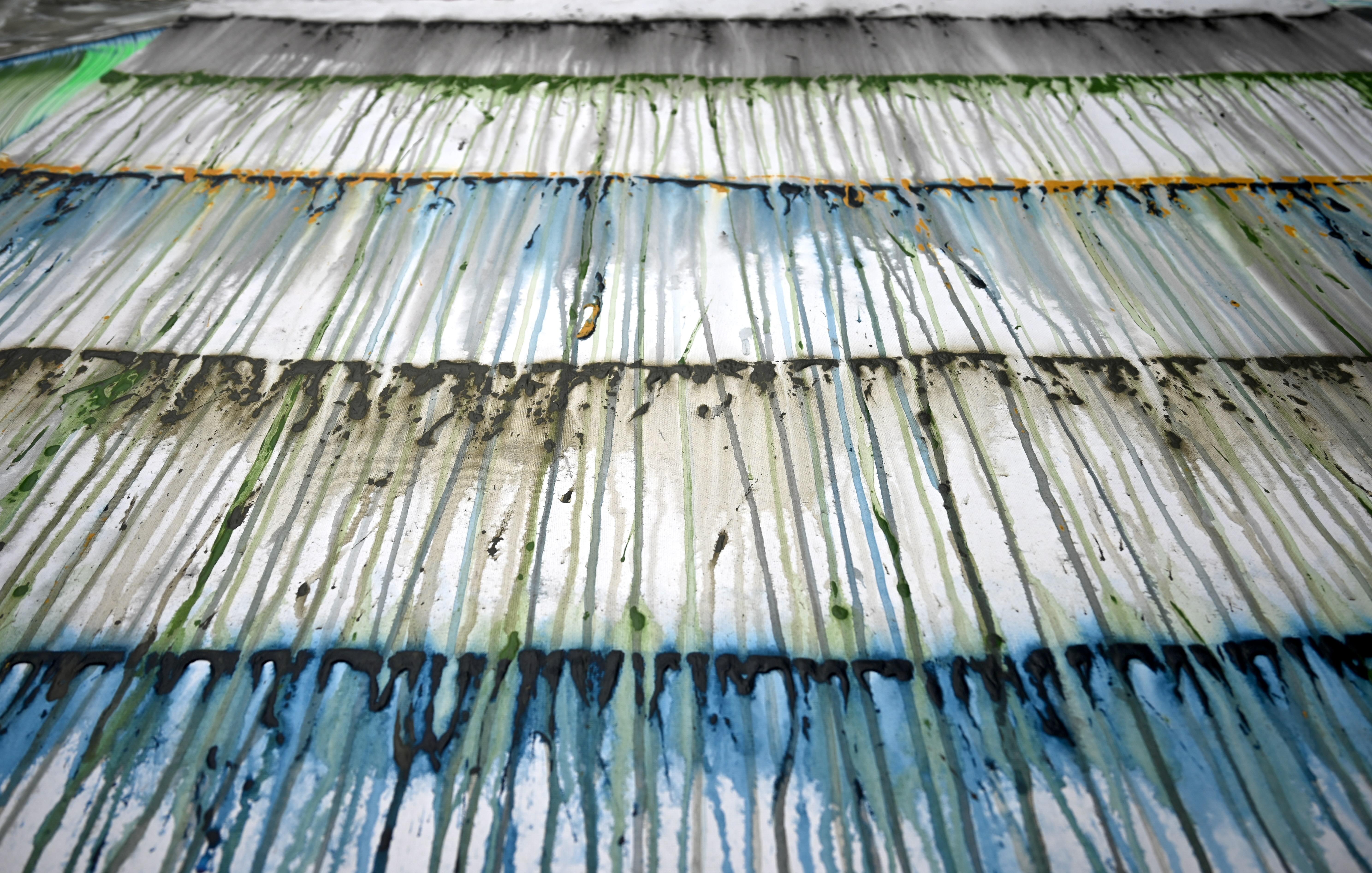 Arte contemporanea indiana di Sumit Mehndiratta - Mute Drippings in vendita 2