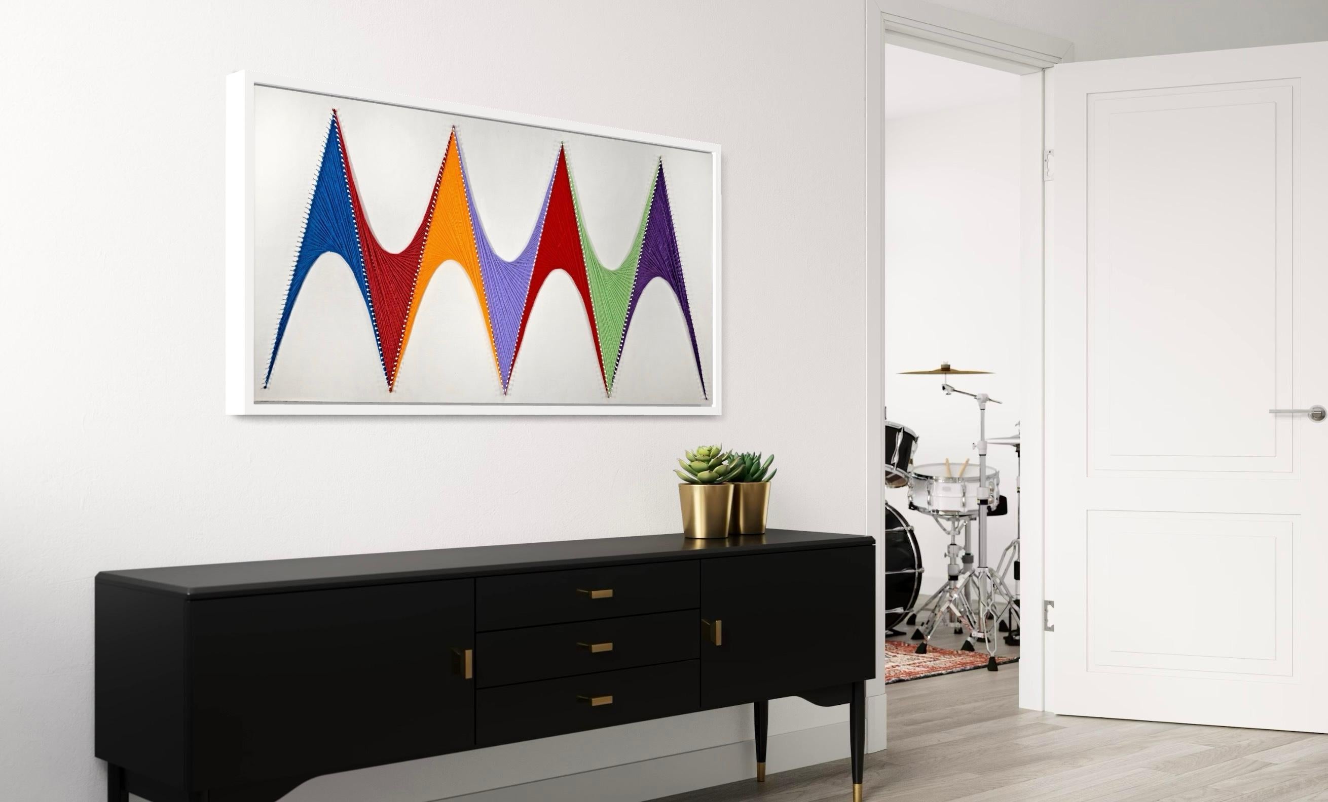 Arte contemporanea indiana di Sumit Mehndiratta - Nailed it Series no. 176 in vendita 7