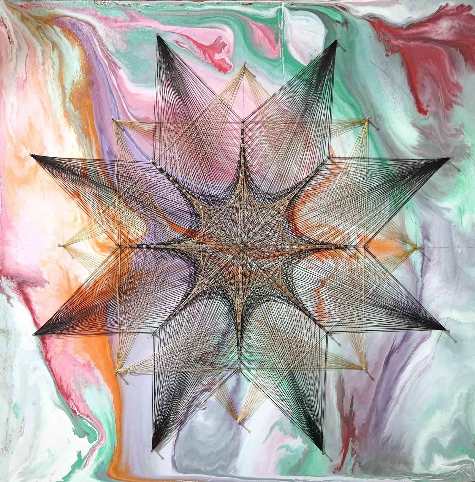 Arte contemporanea indiana di Sumit Mehndiratta - Serie Nailed it n.131