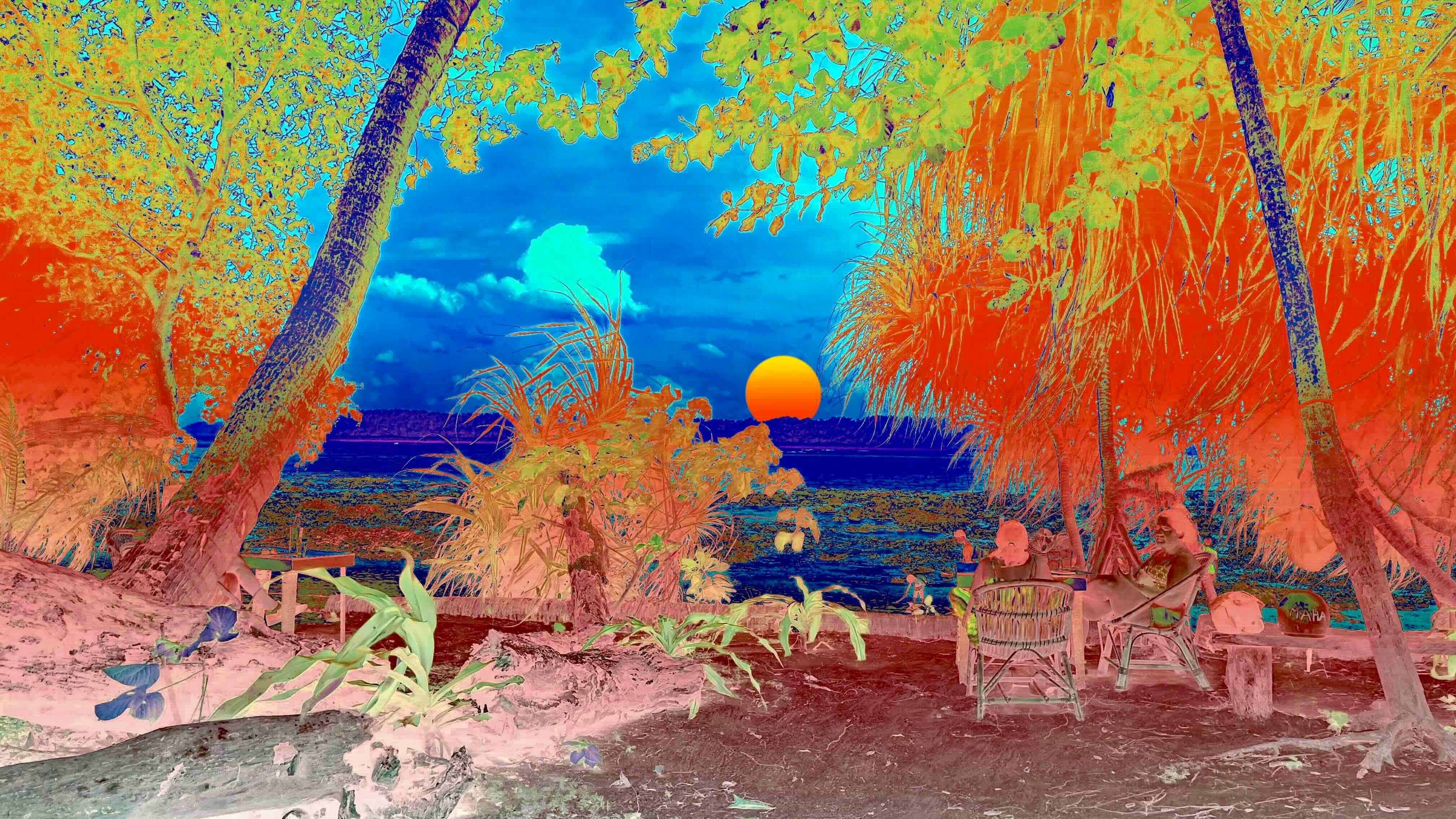 Arte contemporanea indiana di Sumit Mehndiratta - Tramonto Andamano