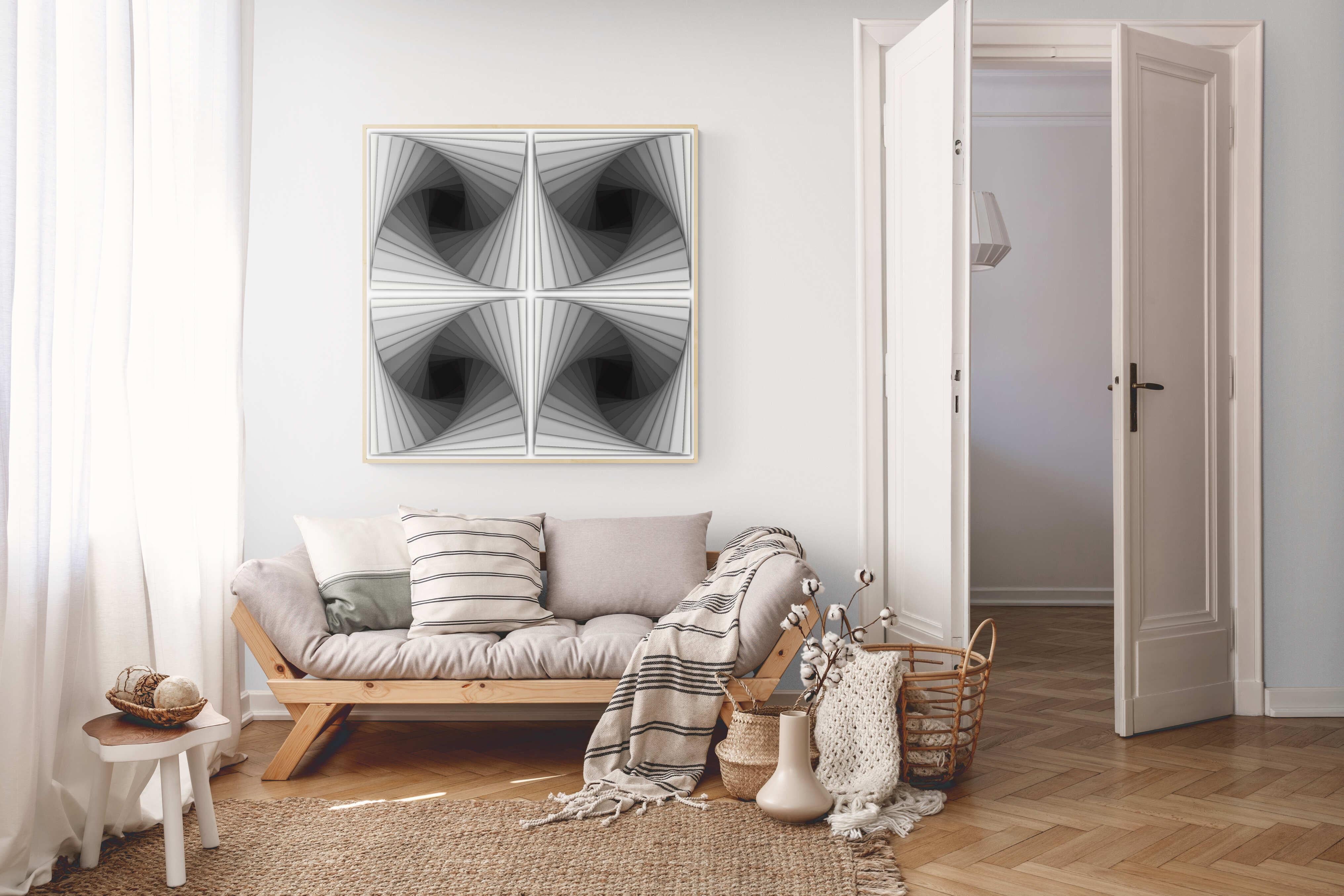 Arte contemporanea indiana di Sumit Mehndiratta - Illusione confortante in vendita 2