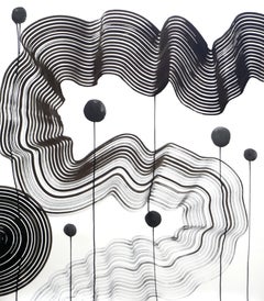 Arte contemporáneo indio de Sumit Mehndiratta - Composición nº 318