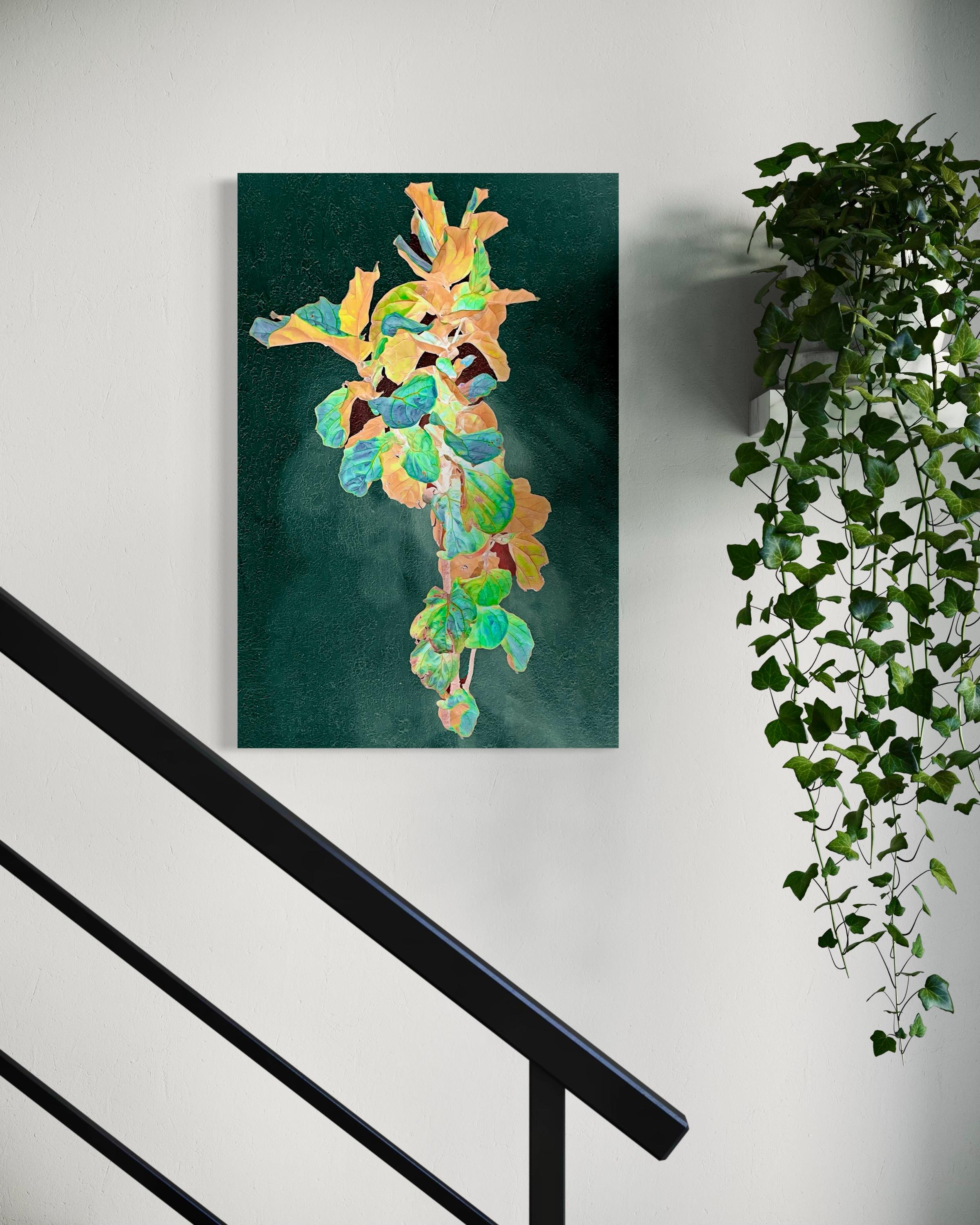 Indische zeitgenössische Kunst von Sumit Mehndiratta - Schwimmende Feigenpflanze im Angebot 1