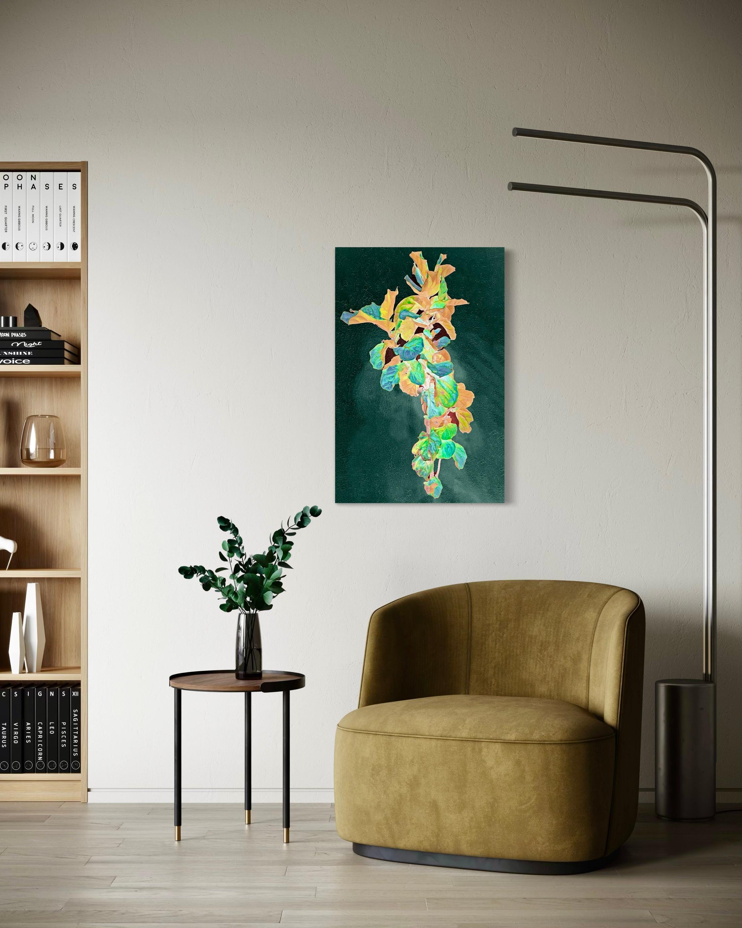 Indische zeitgenössische Kunst von Sumit Mehndiratta - Schwimmende Feigenpflanze im Angebot 2