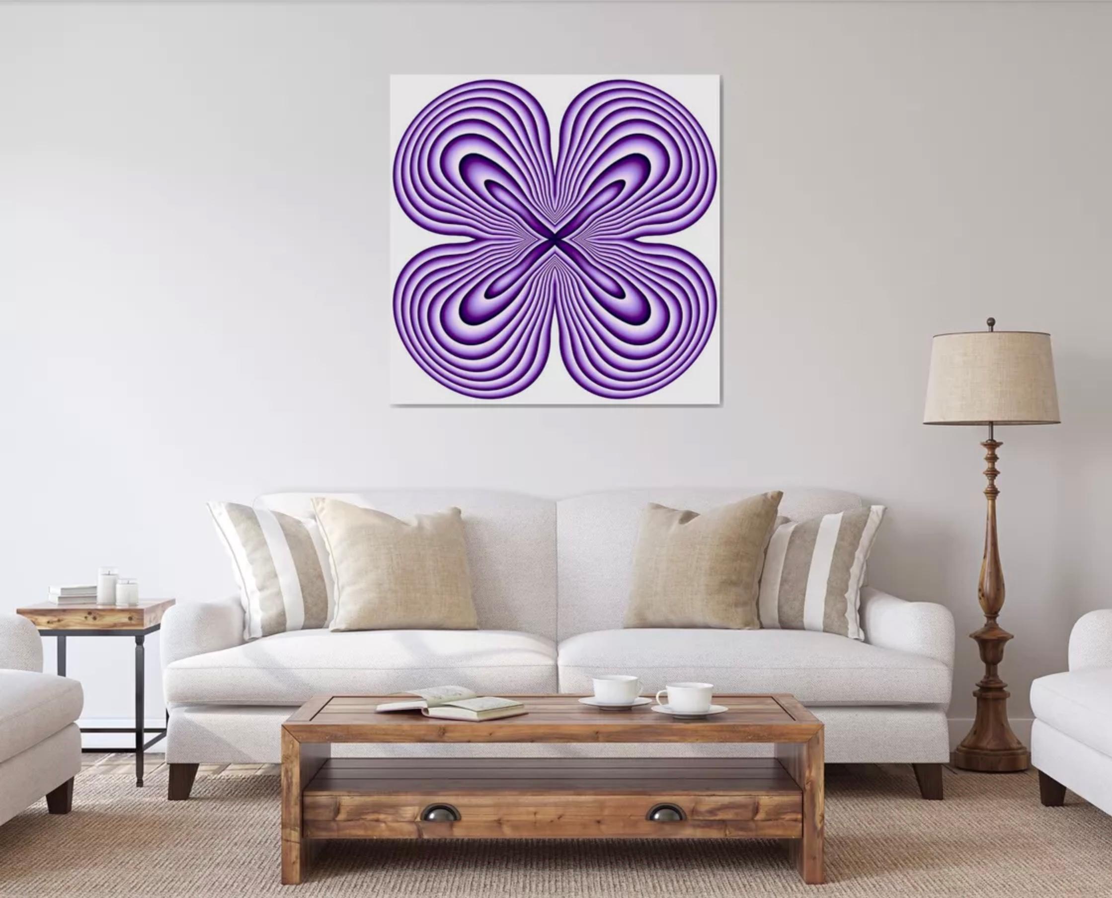Art contemporain indien de Sumit Mehndiratta - Flower Power 3 en vente 1