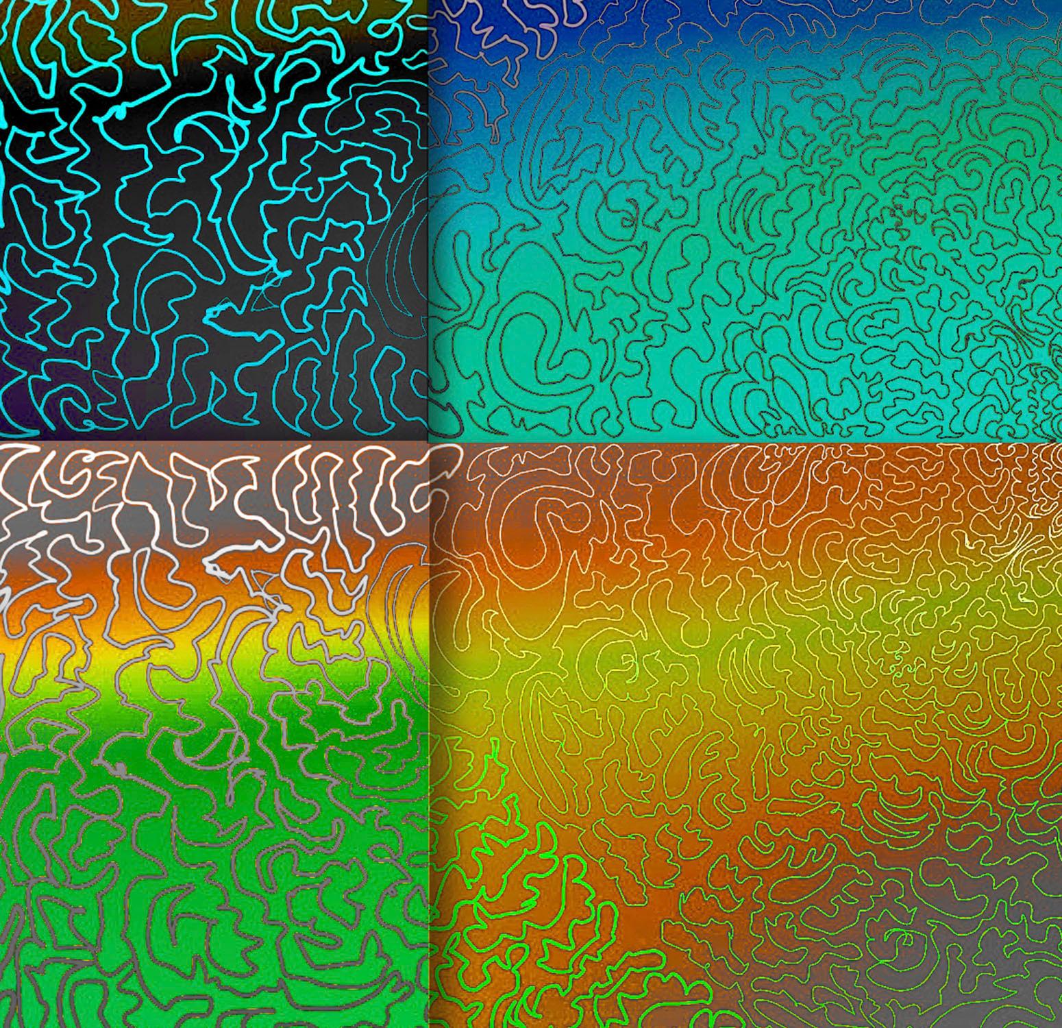 Art contemporain indien de Sumit Mehndiratta - Intense Maxima en vente 1