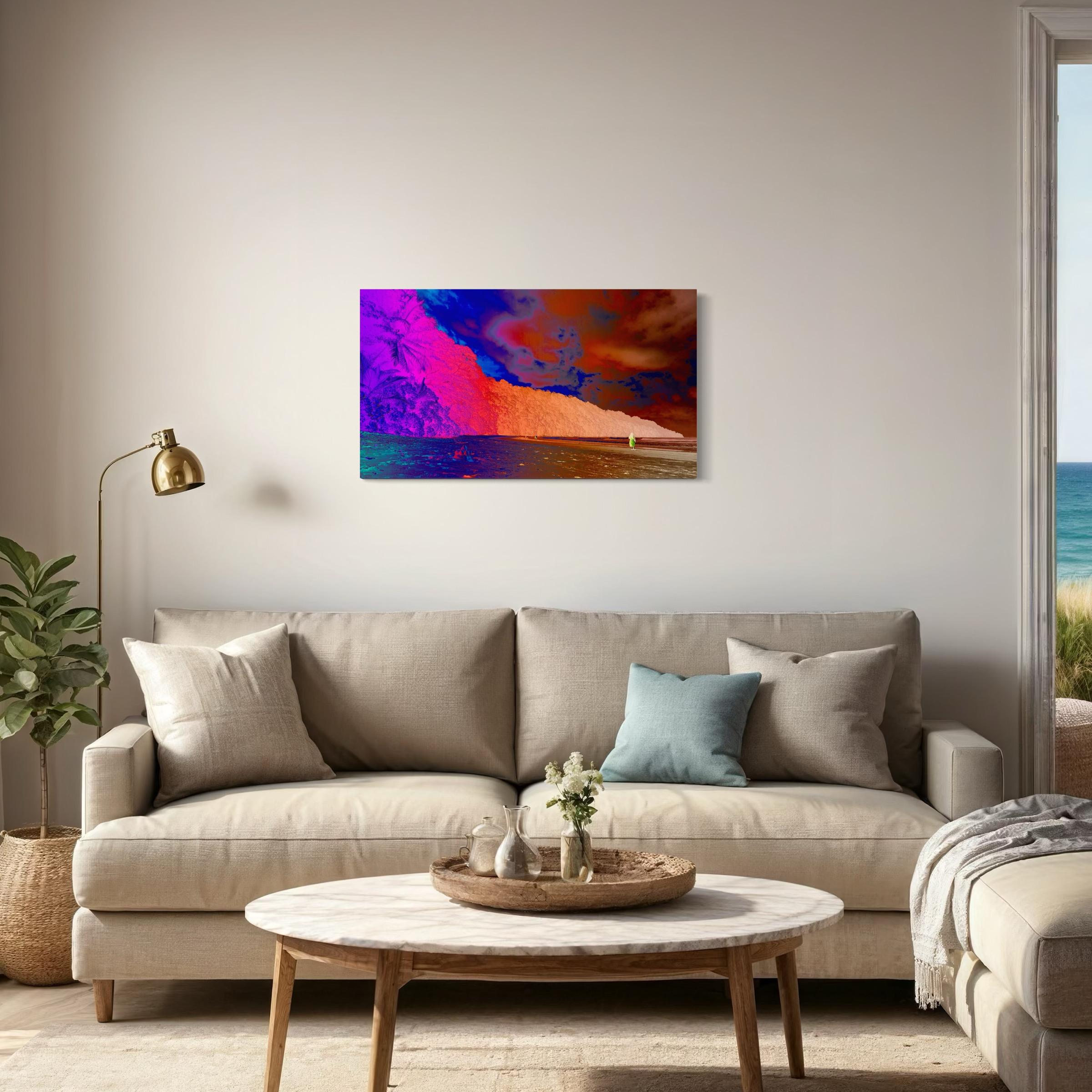 Art contemporain indien par Sumit Mehndiratta - Parallele Beach en vente 1