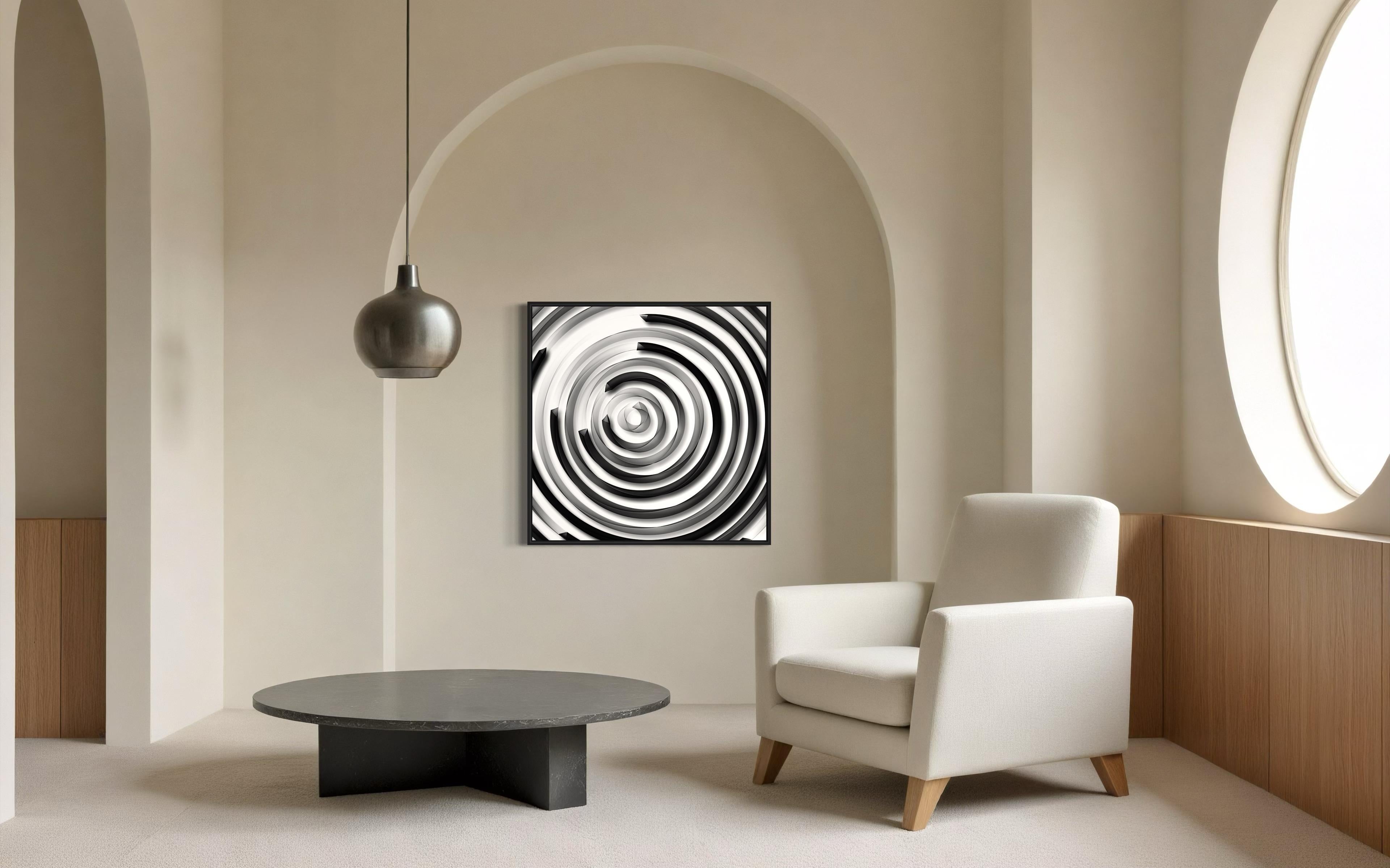 Art contemporain indien de Sumit Mehndiratta - Trispiral en vente 2