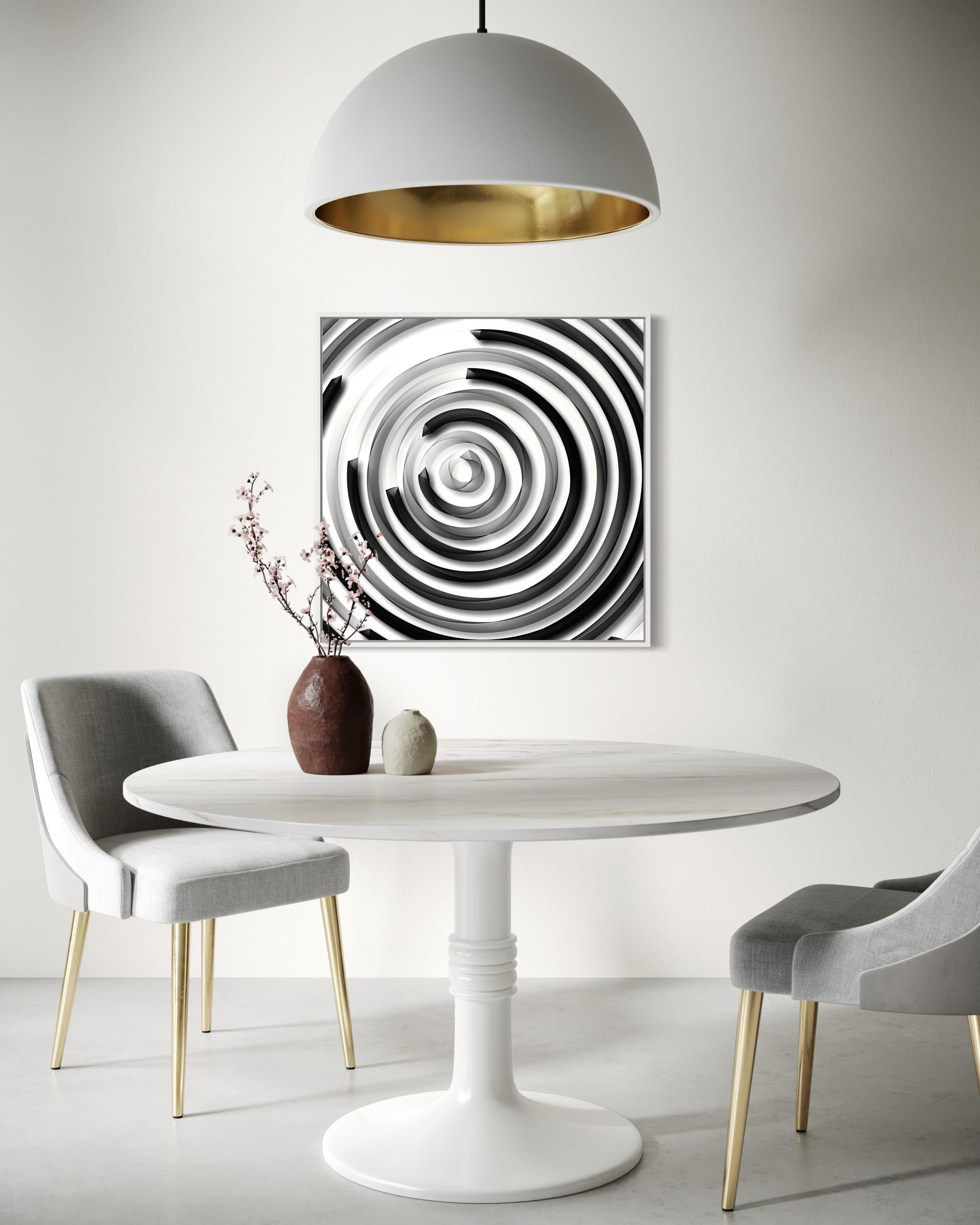 Art contemporain indien de Sumit Mehndiratta - Trispiral en vente 3