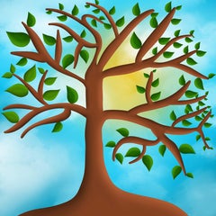 Indian Contemporary Art by Sumit Mehndiratta - Voluptuous Tree