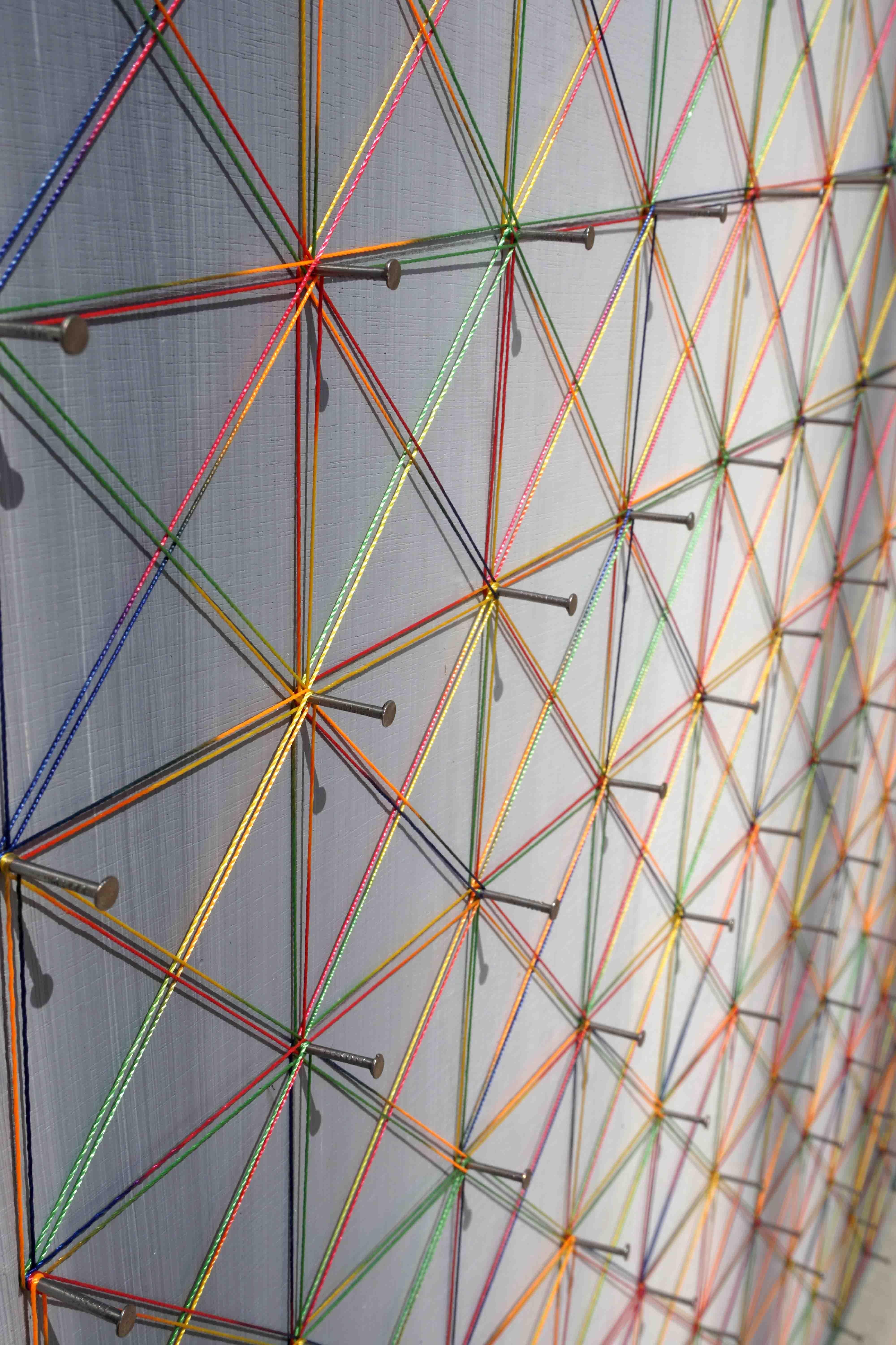 Arte contemporanea indiana di Sumit Mehndiratta - Serie Nailed it n.124 in vendita 1