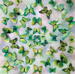 Indische zeitgenössische indische Kunst von Sumit Mehndiratta - Schmetterlingspark 7