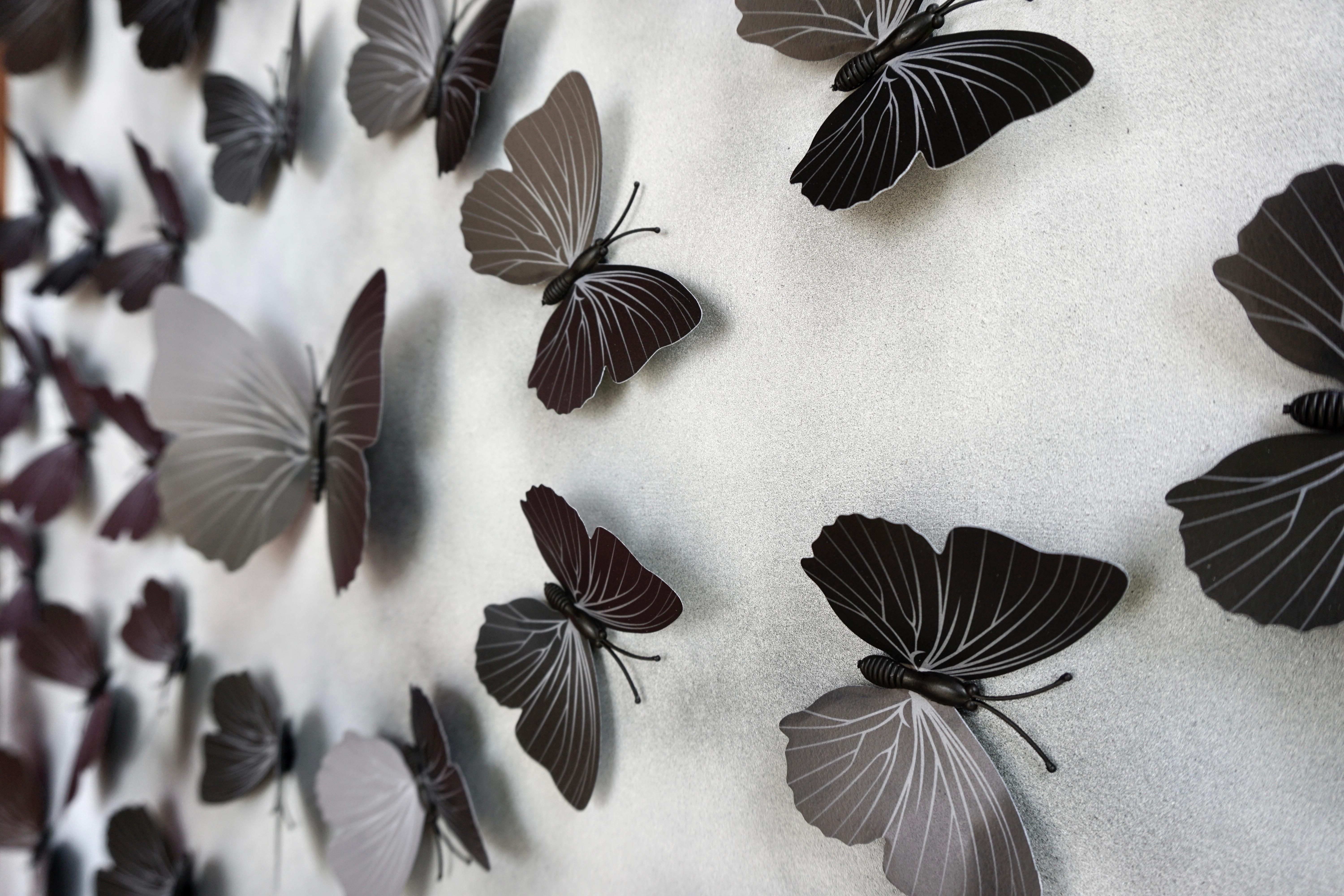 Indian Contemporary Art by Sumit Mehndiratta - Butterfly Park 8 For Sale 1