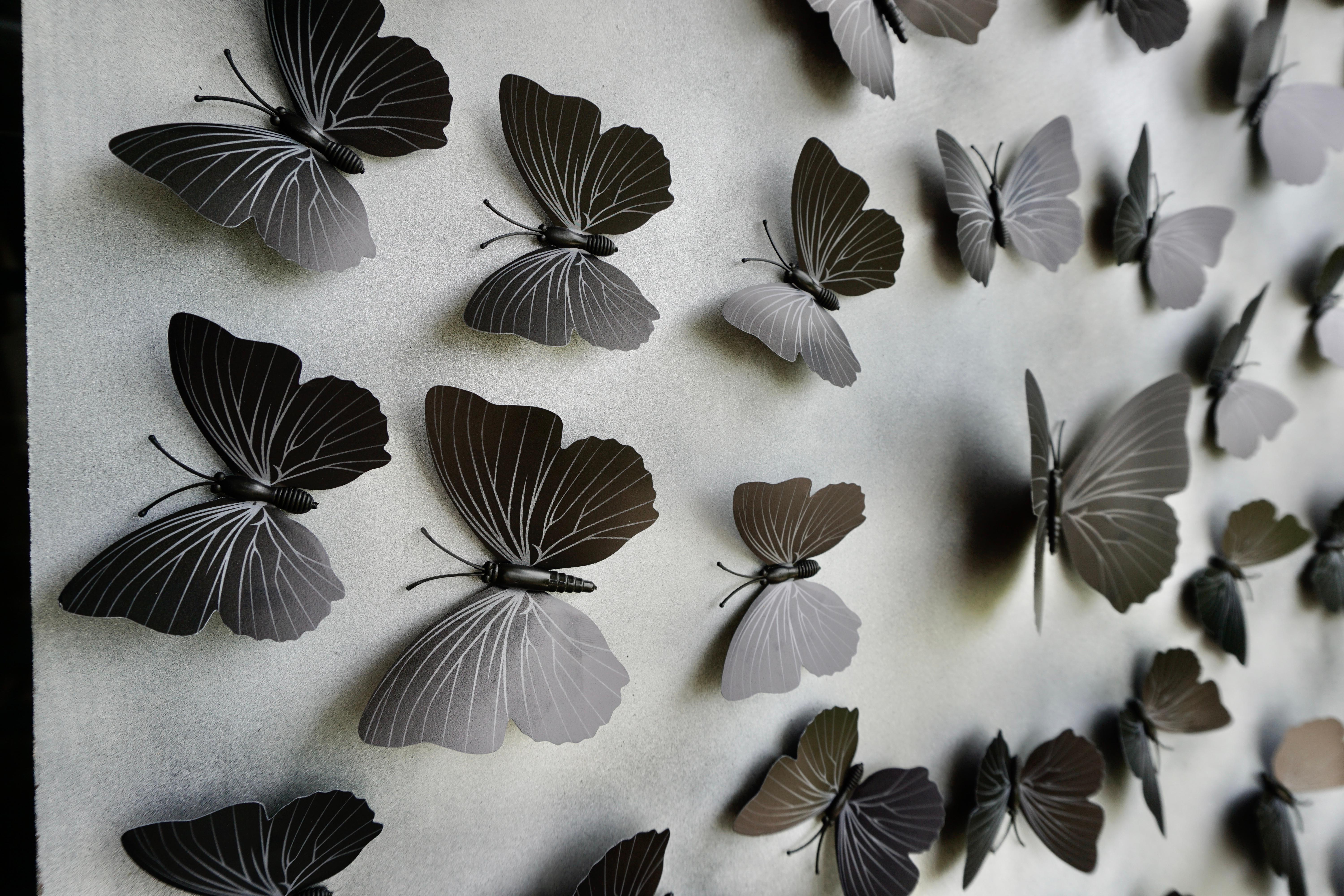 Indian Contemporary Art by Sumit Mehndiratta - Butterfly Park 8 For Sale 3