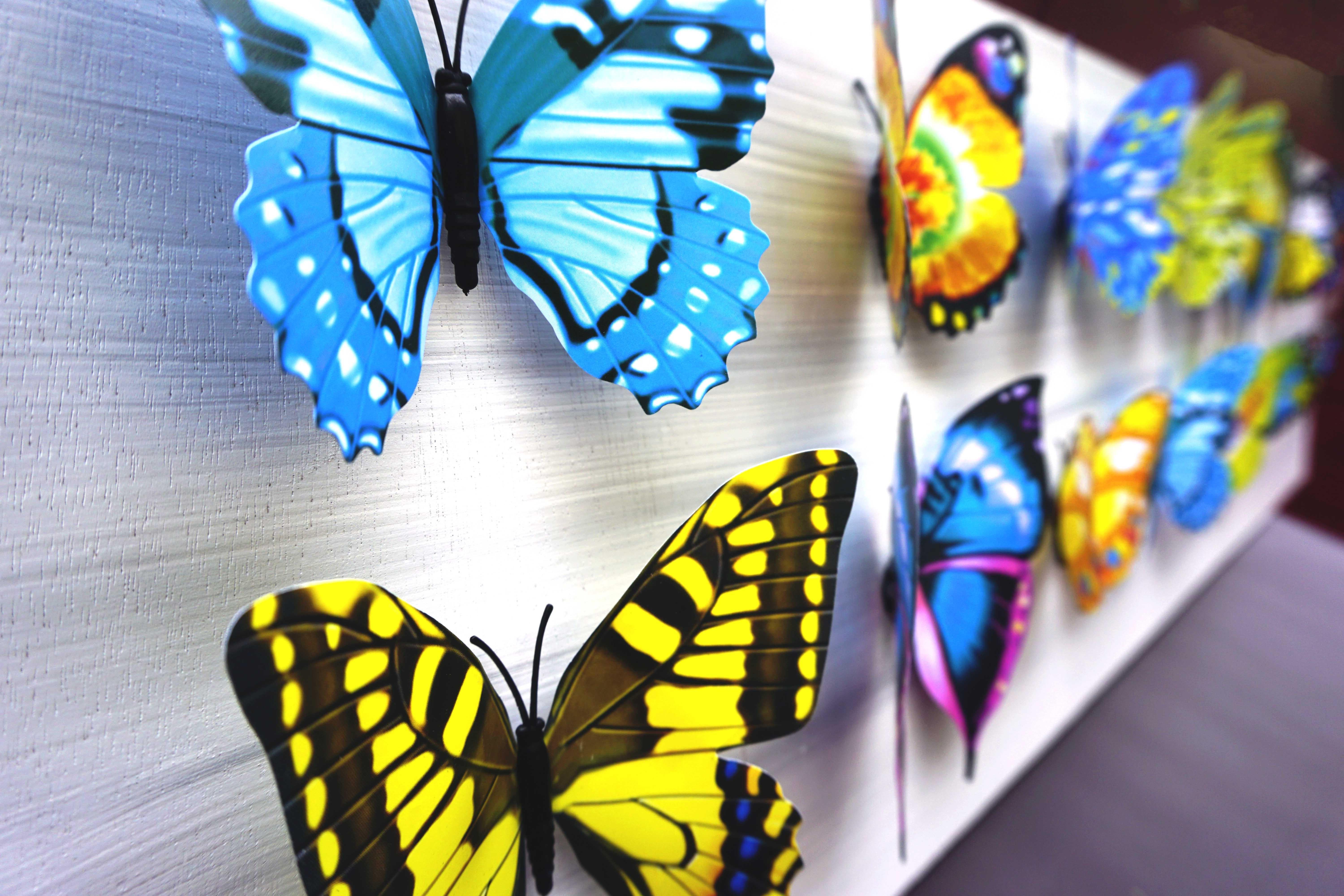 Arte contemporáneo indio de Sumit Mehndiratta - Mariposas cósmicas en venta 1