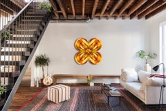 Arte contemporáneo indio de Sumit Mehndiratta - Disco Gold