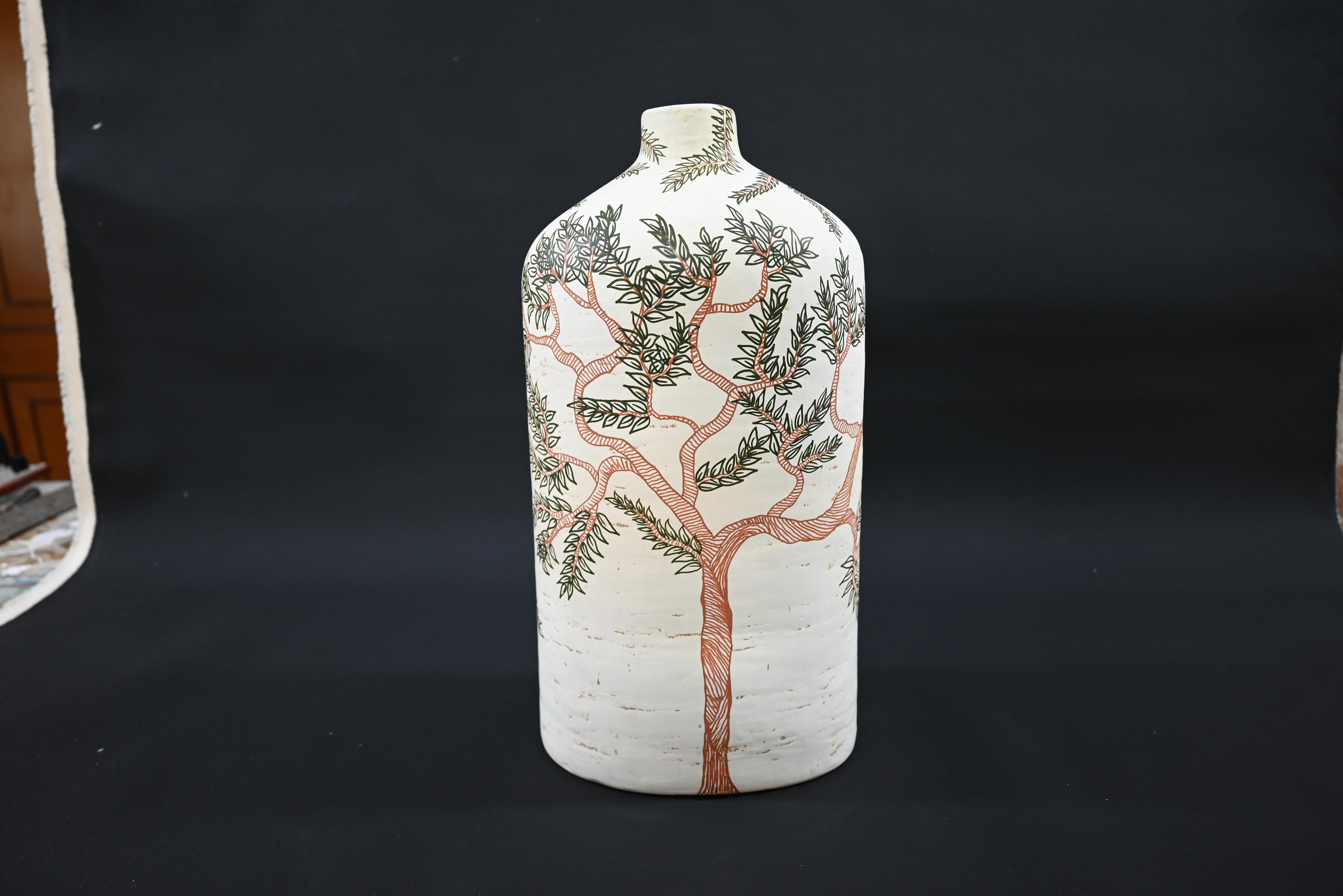 Art contemporain indien de Sumit Mehndiratta - Vase égyptien du printemps en vente 1