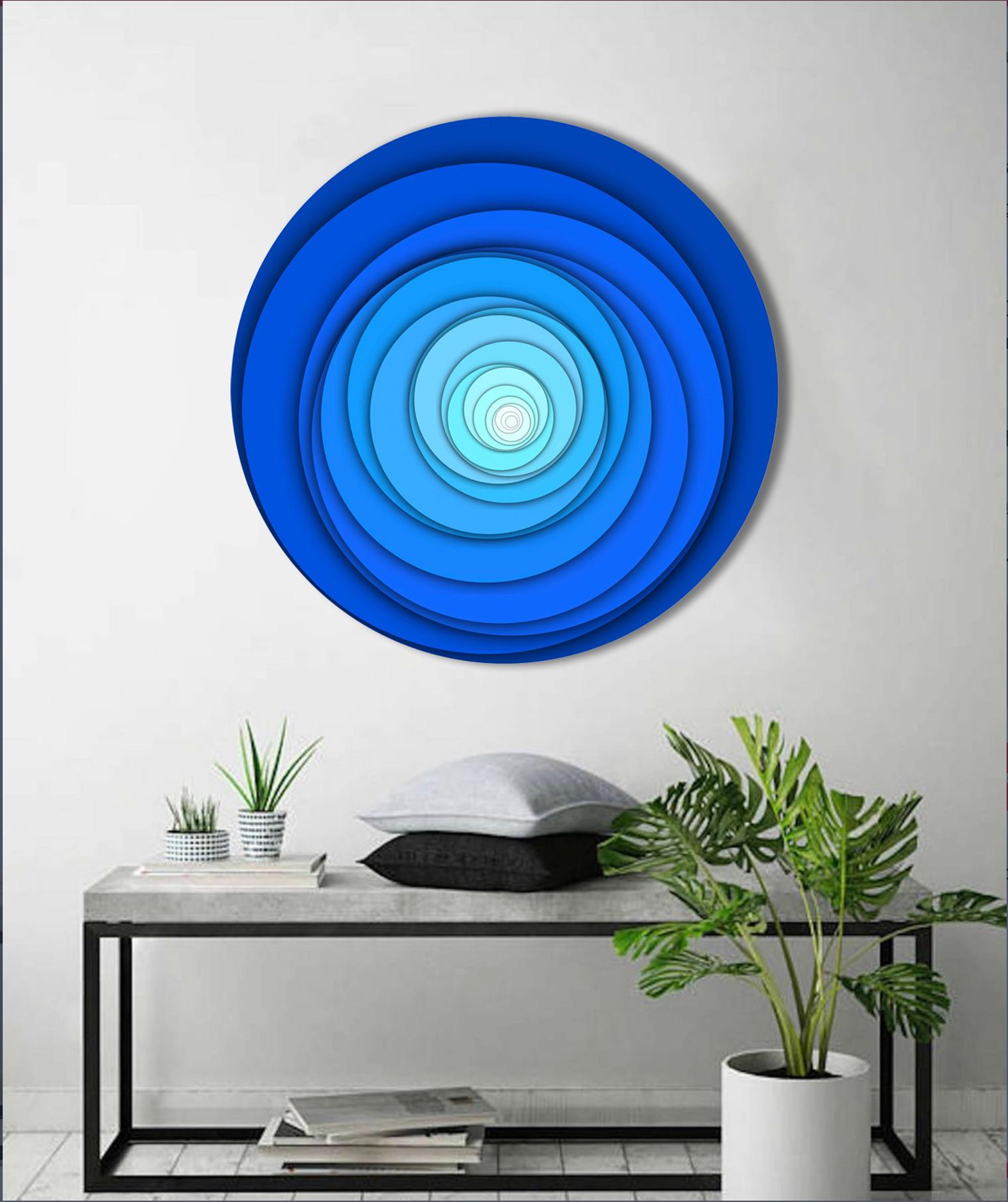 Arte contemporanea indiana di Sumit Mehndiratta - Layered Optica 1 in vendita 1