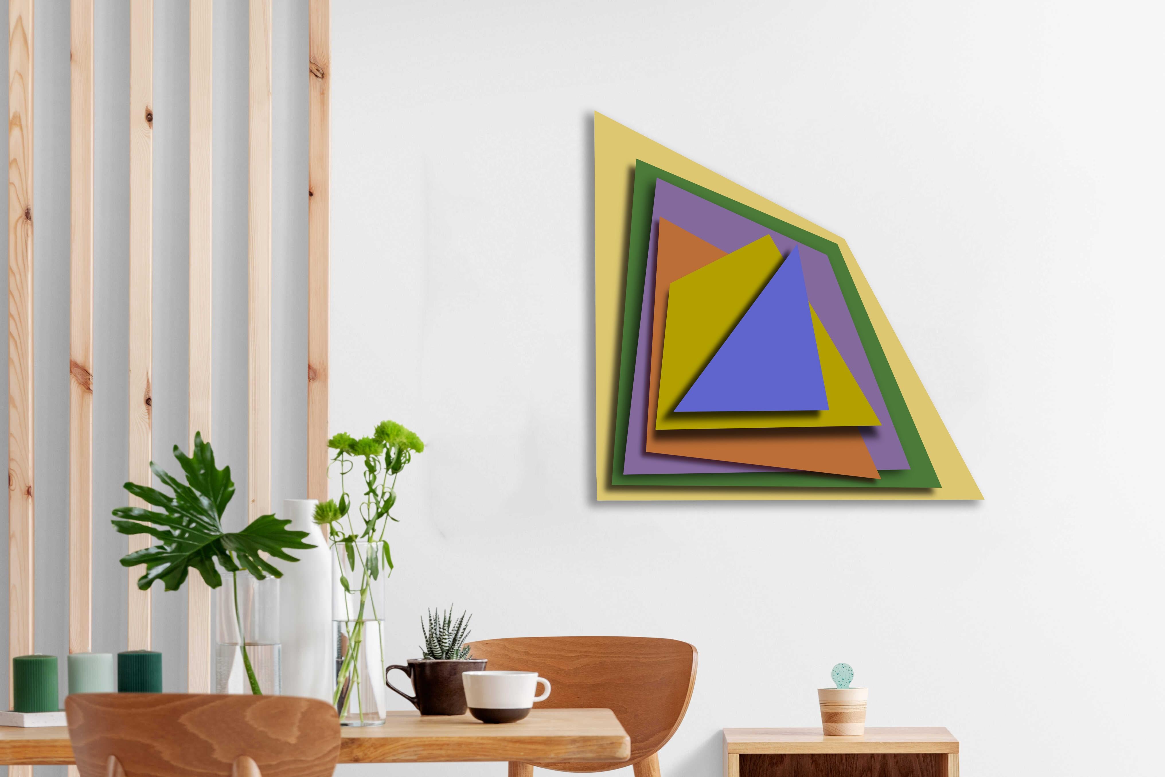 Art contemporain indien de Sumit Mehndiratta - Rhombus Optica en vente 1