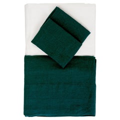 Summer Bed Forest-Green Linen Set