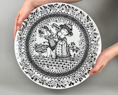 Summer Bjorn Wiinblad Four Seasons Plate For Rosenthal Studio-Line