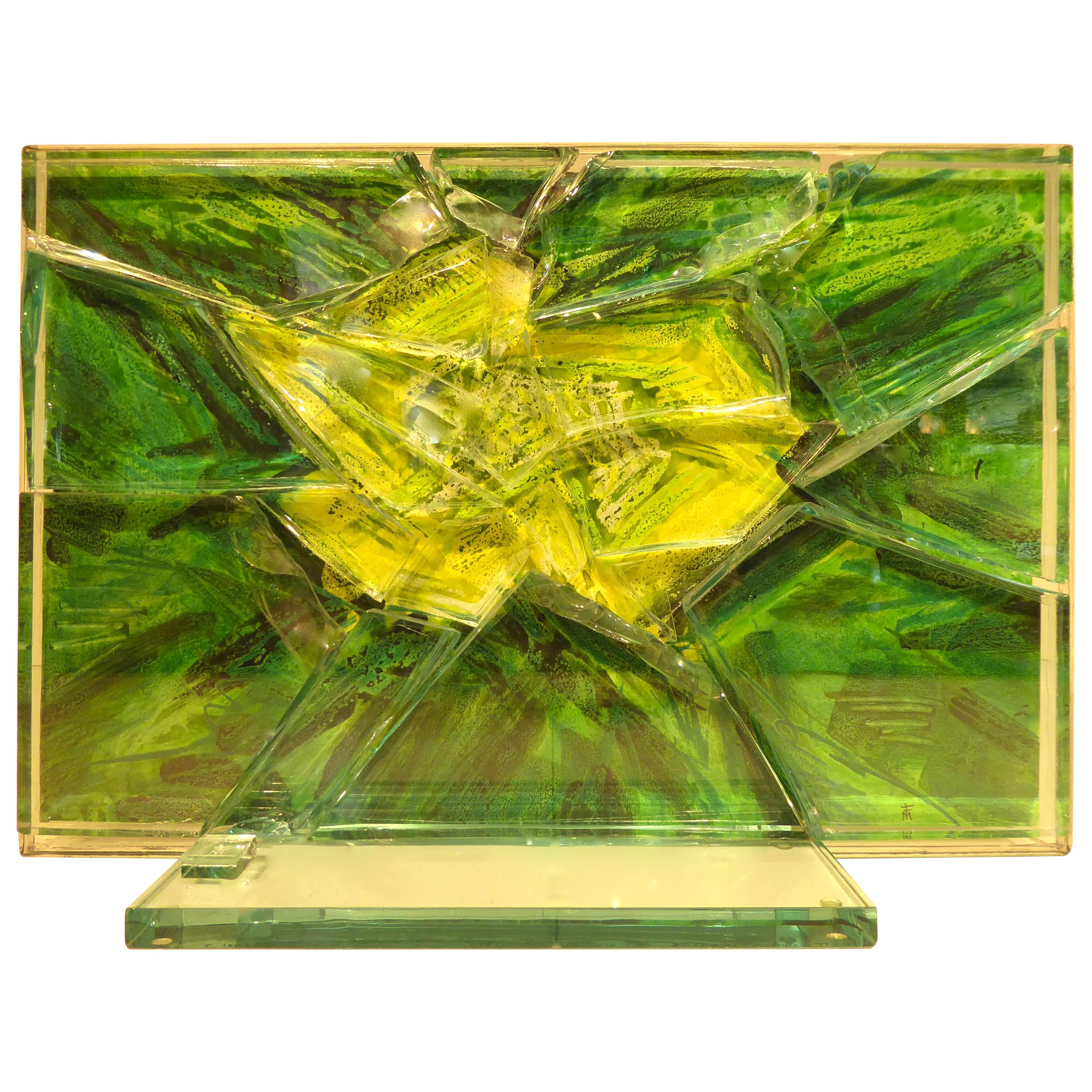 "Summer Dawn" a Glass Sculpture by Canadian Artist Mary Filer