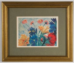 Summer Flowers by Emil Nolde, Limited Ed. Print, Framed