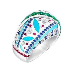Fabergé Summer in Provence Geometric Ring