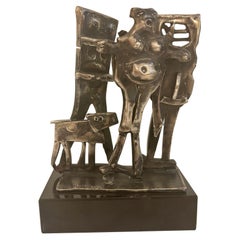 "Summer/Indian Island" Silver Sterling Sculpture, Abbot Pattison (1916-1999)