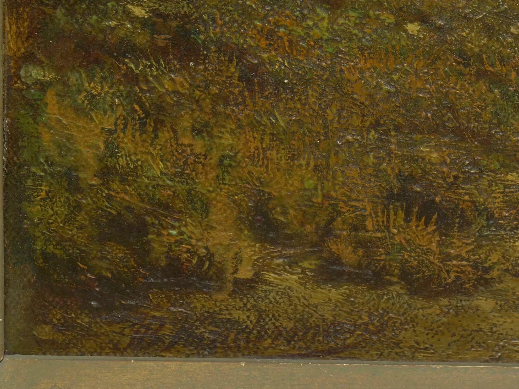 'Summer Landscape' Oil Painting by Jean-Baptiste Kindermans 'Belgian, 1822-1876' 8