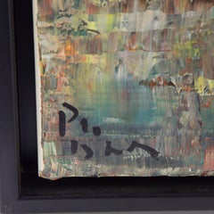 Peinture abstraite à l'acrylique sur toile Summer Meltdown d'Andrew Plum