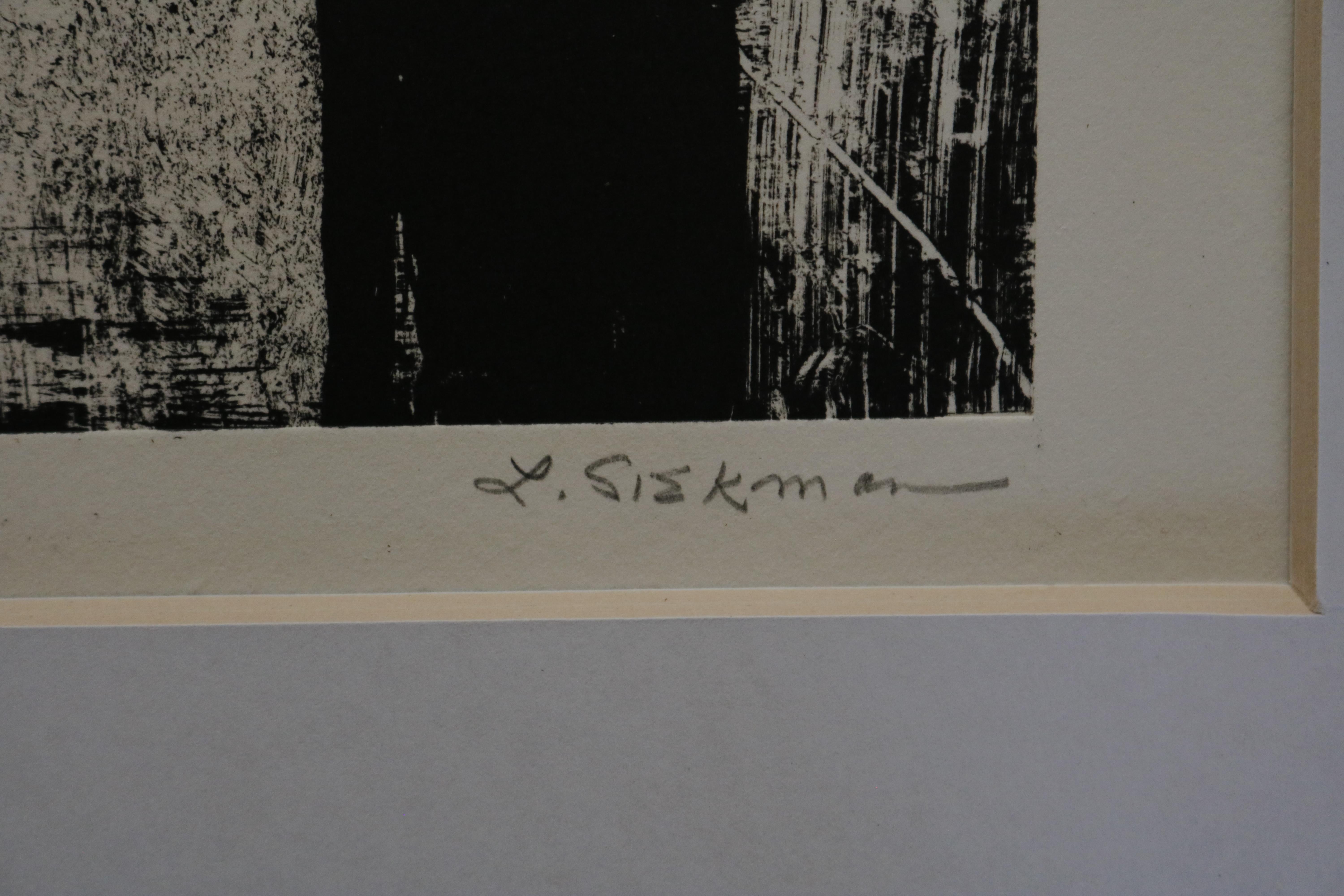 „Summer One“ Lithographie, gerahmt, signiert von L. Siekman im Angebot 1