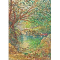 "Summer Pond" Painting by Tom Perkinson