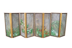 Summer Rain Contemporary School Oil Painting Folding Screen Panels