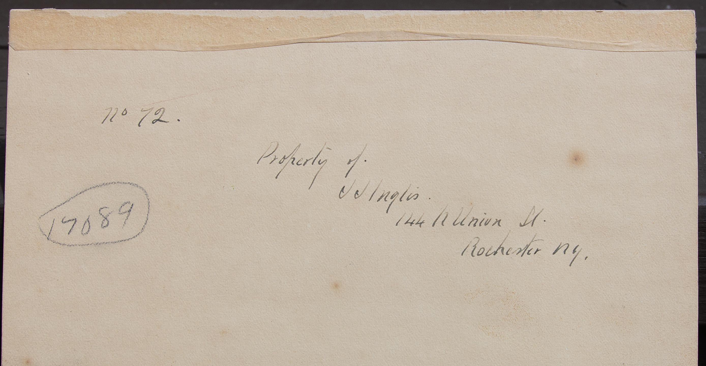 Scène d'été avec  Peinture de nénuphar et de canoë de John J Inglis Bon état - En vente à Rochester, NY