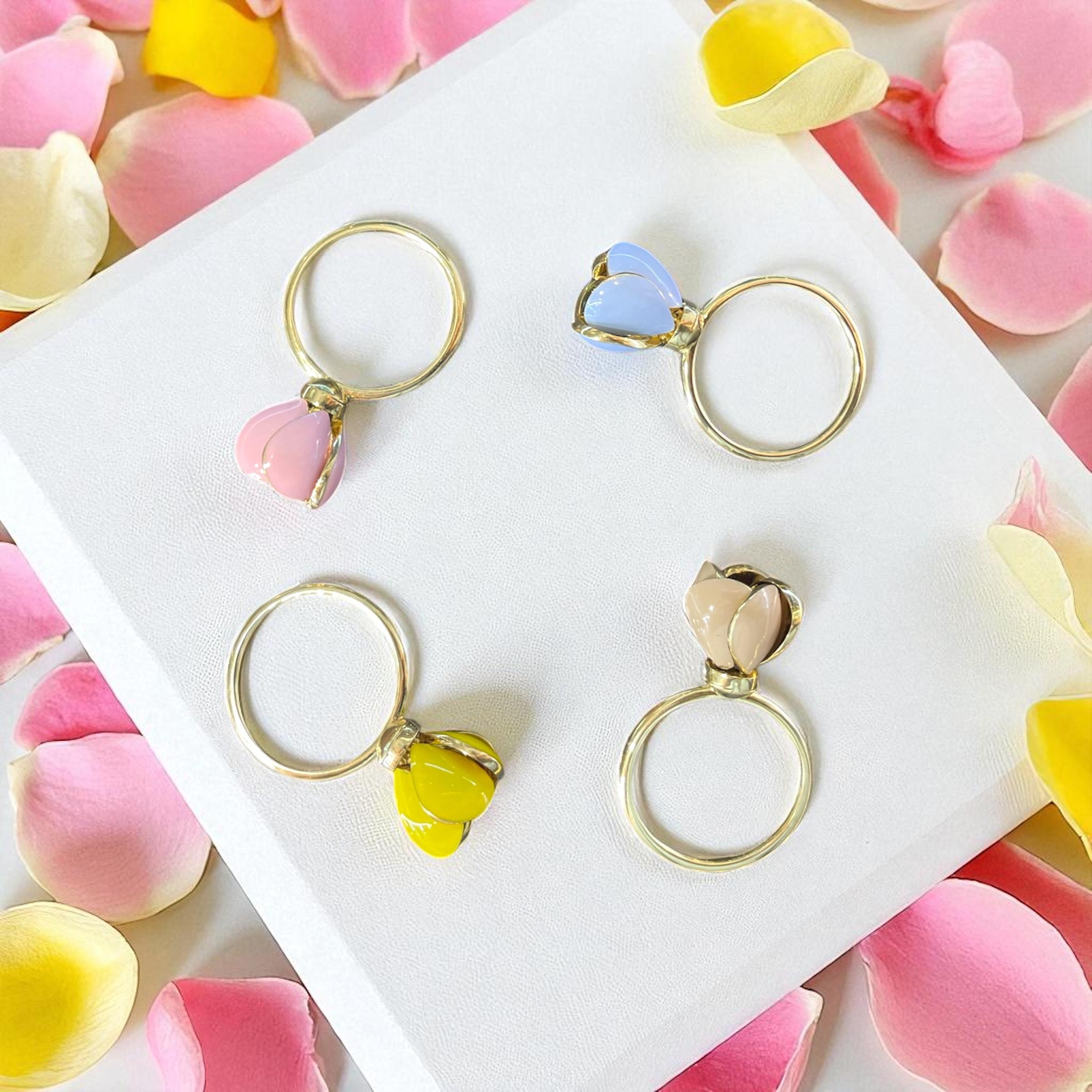 Fleur semi-précieuse d'été (Citrine) Pour femmes en vente