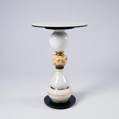 summer's Song" Beistelltisch:: Vintage-Keramik und Glas:: Einzelstück