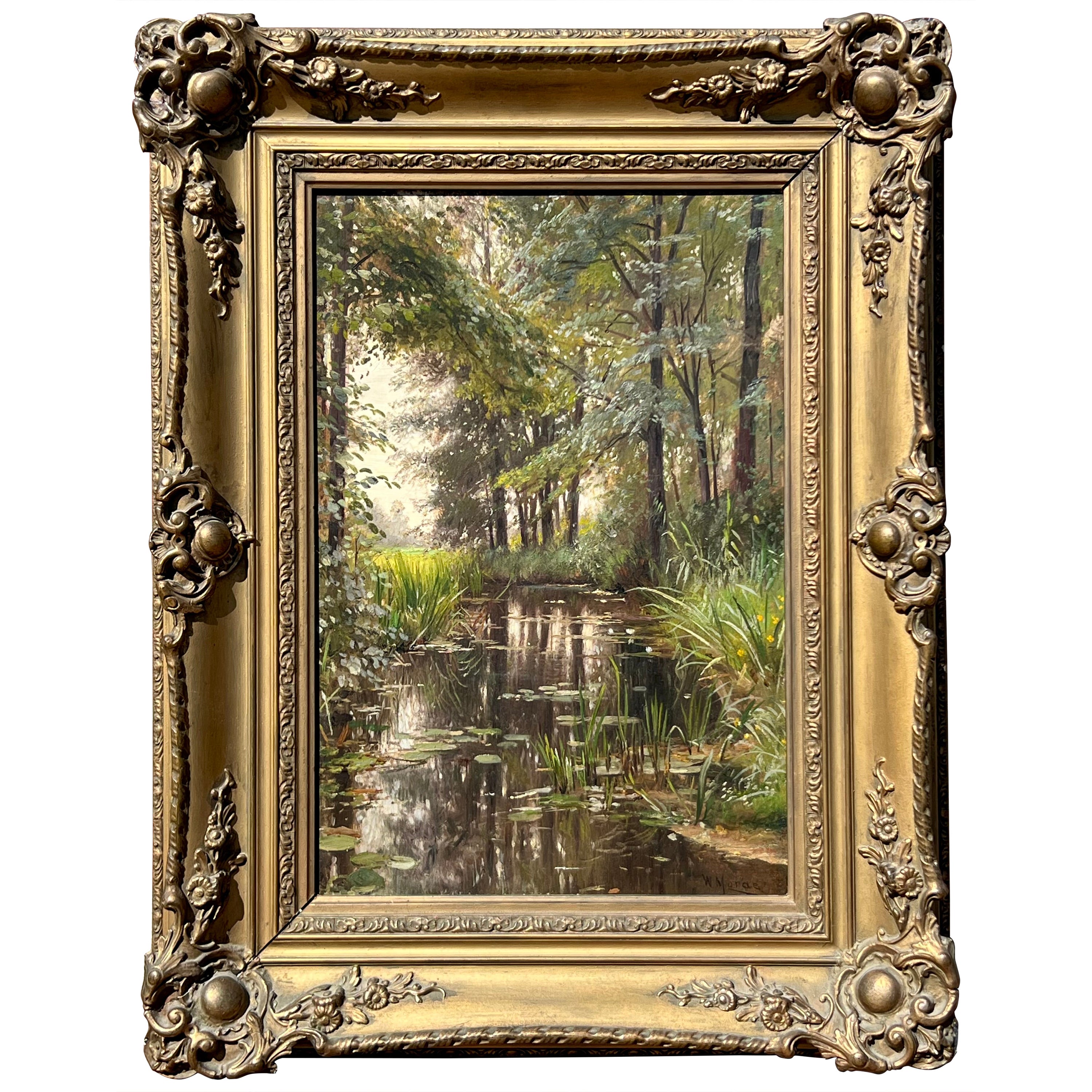 "Summertime Riverscape" by Walter Moras