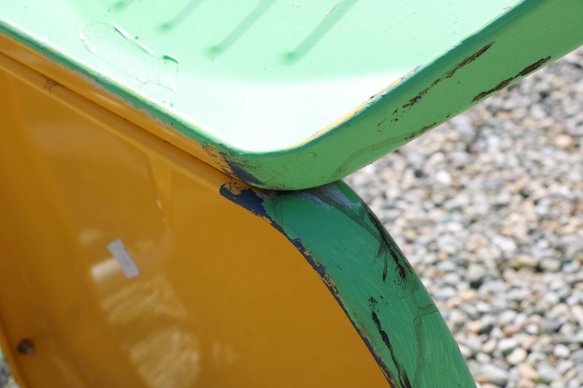 Summertime! Tangerine and Lime Green Retro Rockers Vintage 1950s Outdoor Chairs 4