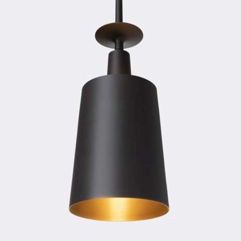 Our Summit Pendant has a stylish personality. Its seemingly simple form showcases the beauty of machined metal, and acts to cast light both up and down.